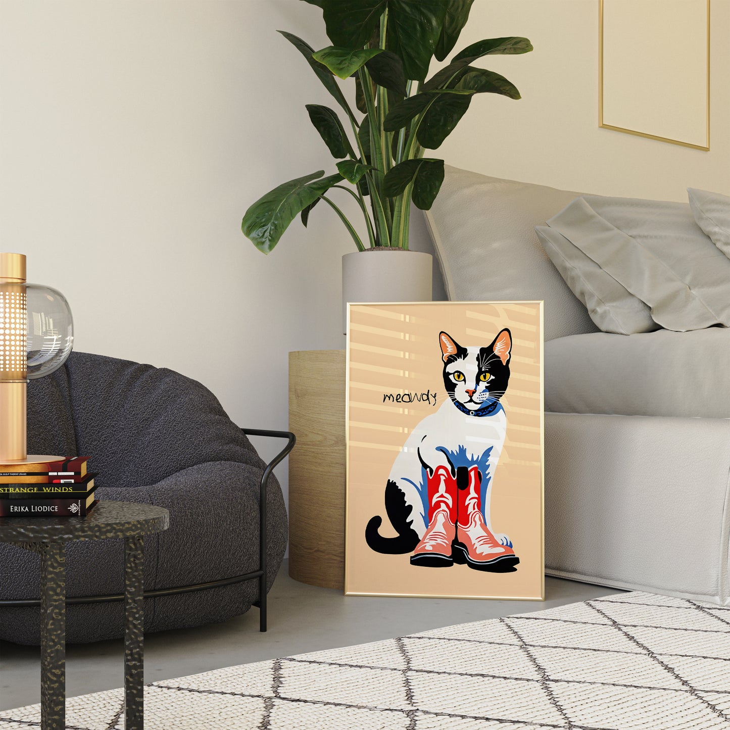 Meowdy - Cute Cat Poster