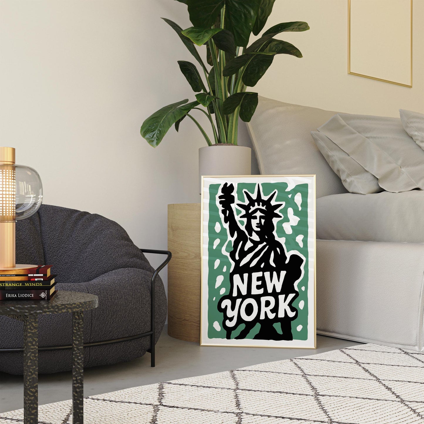 New York Statue Print