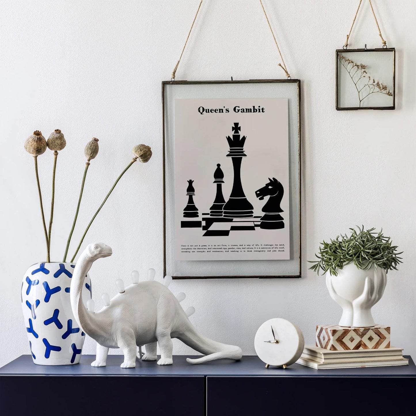 Queen's Gambit Chess Wall Art