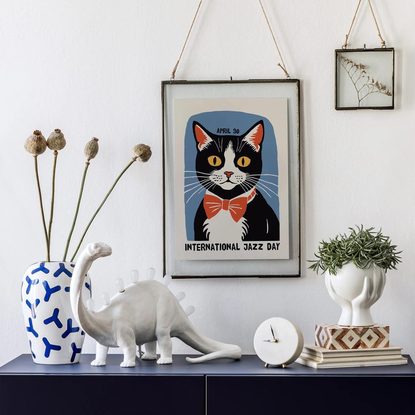 International Jazz Day Cat Poster