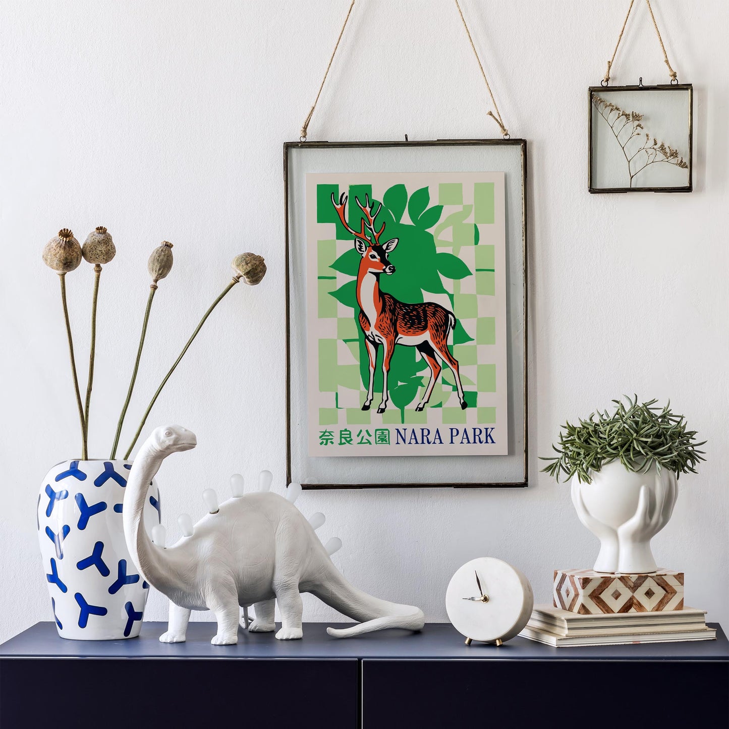 Nara Park Japan Vintage Travel Art Print