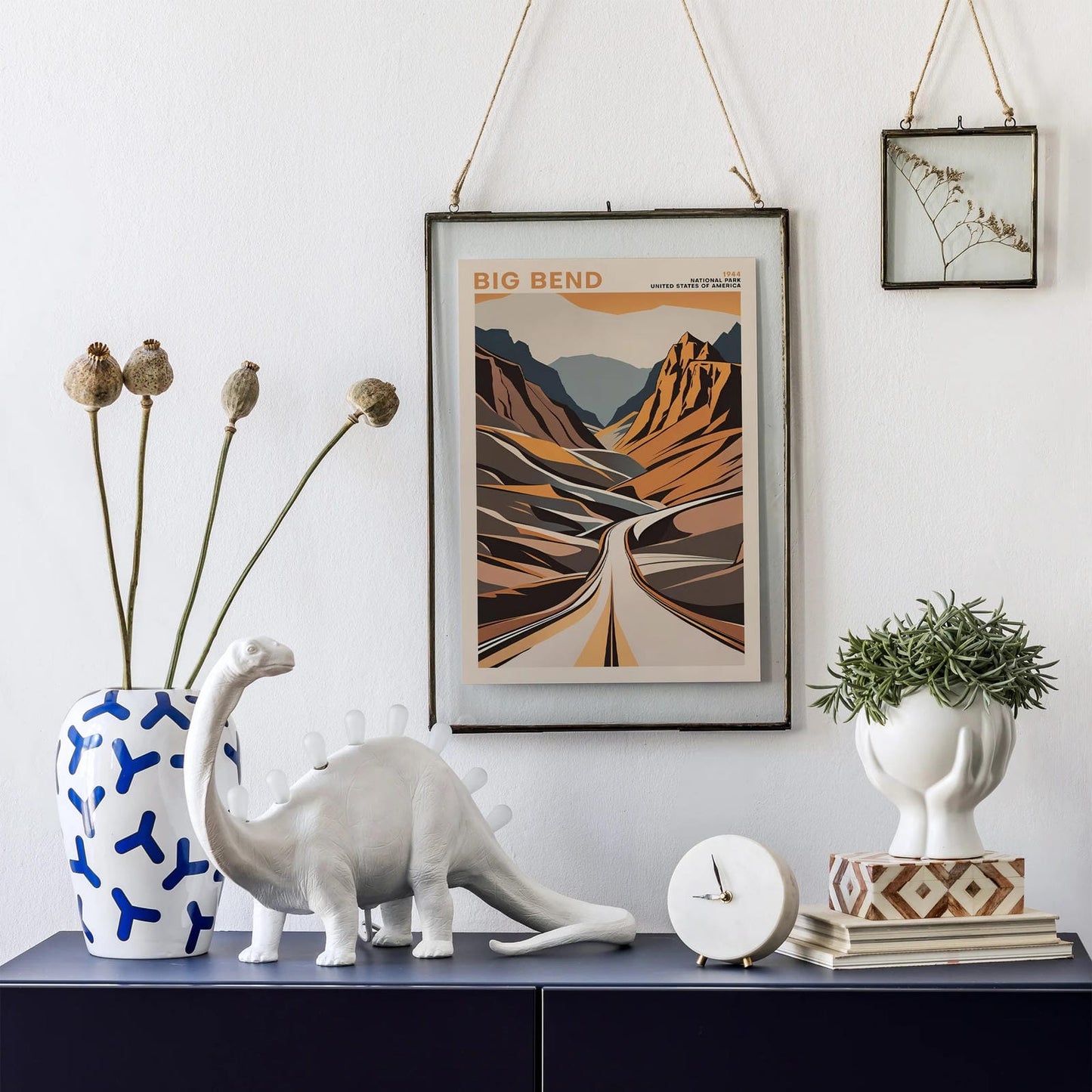 Big Bend National Park Retro Poster