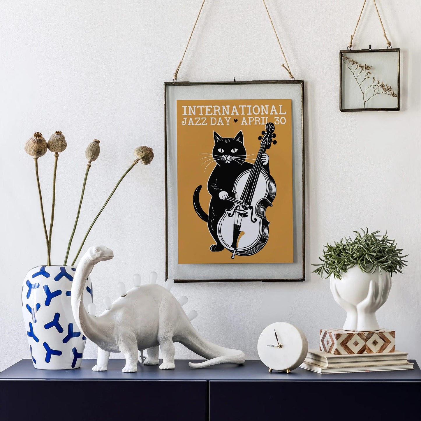 International Jazz Day Cat Poster