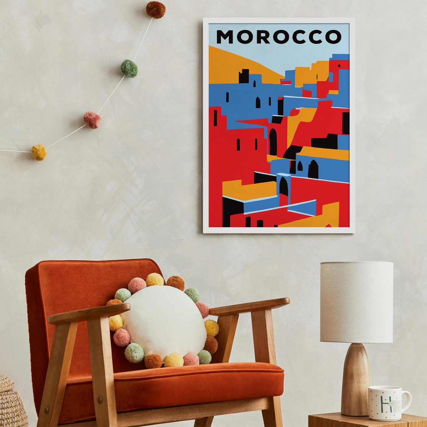 Morocco Minimal Poster