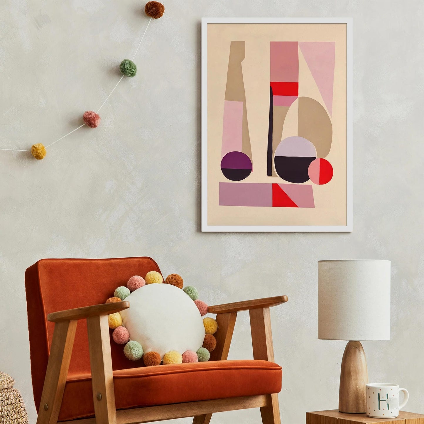 Abstract Still Life Shapes Wall Art