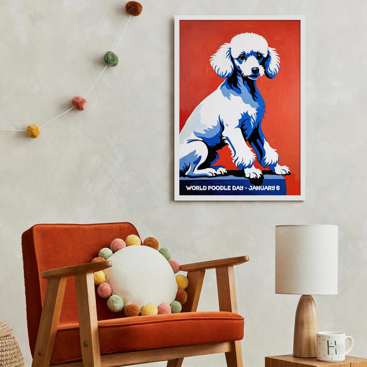 World Poodle Day Cute Art Print