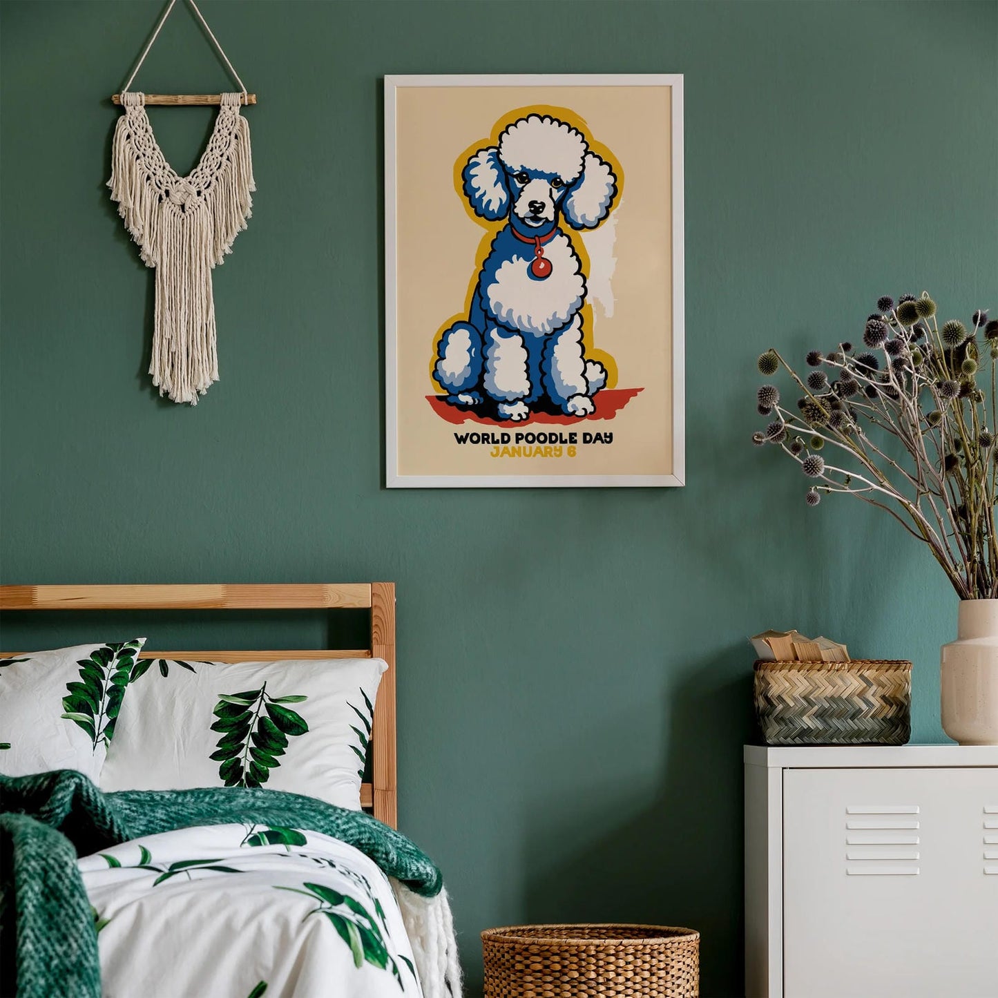 World Poodle Day Retro Poster