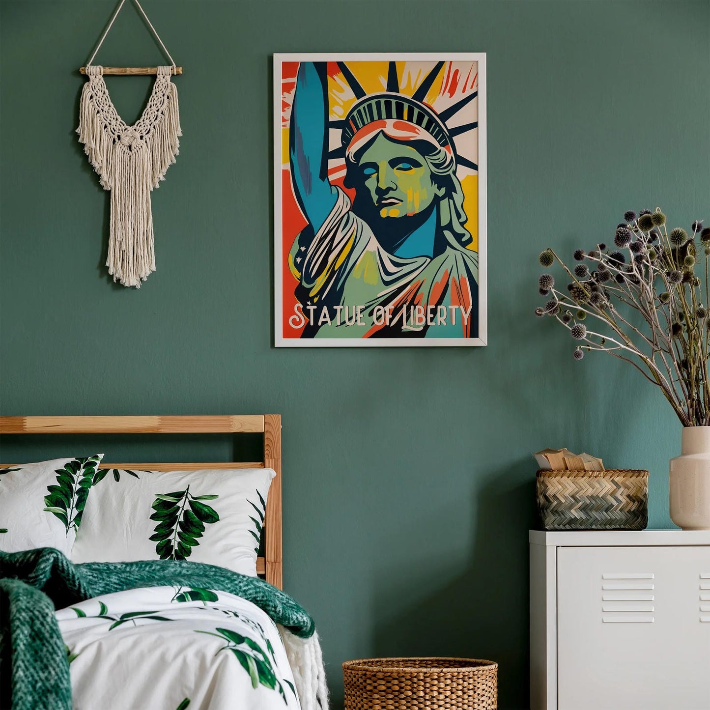 Statue of Liberty Retro Poster