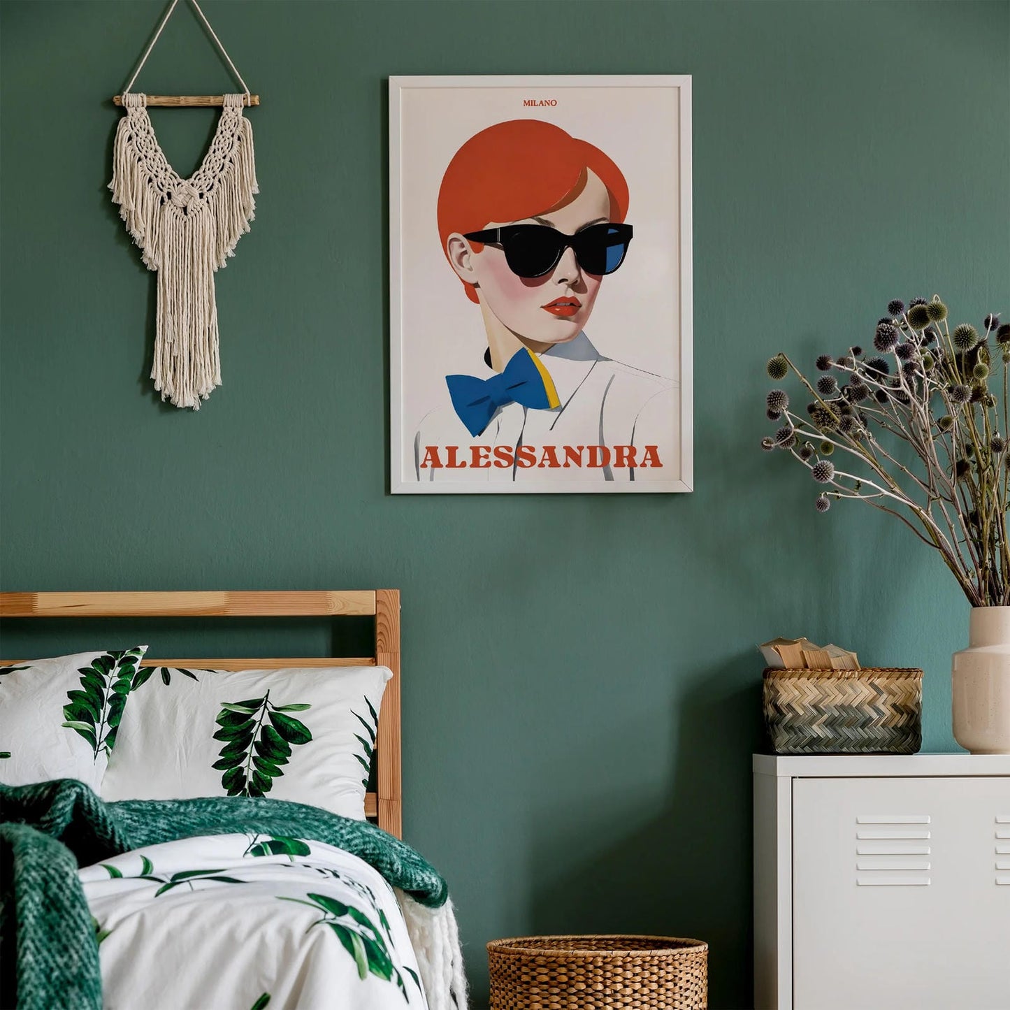 Alessandra - Italian Fashion Poster
