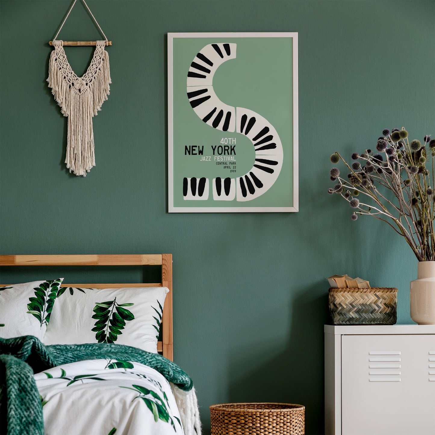 New York Jazz Festival Piano Art Print