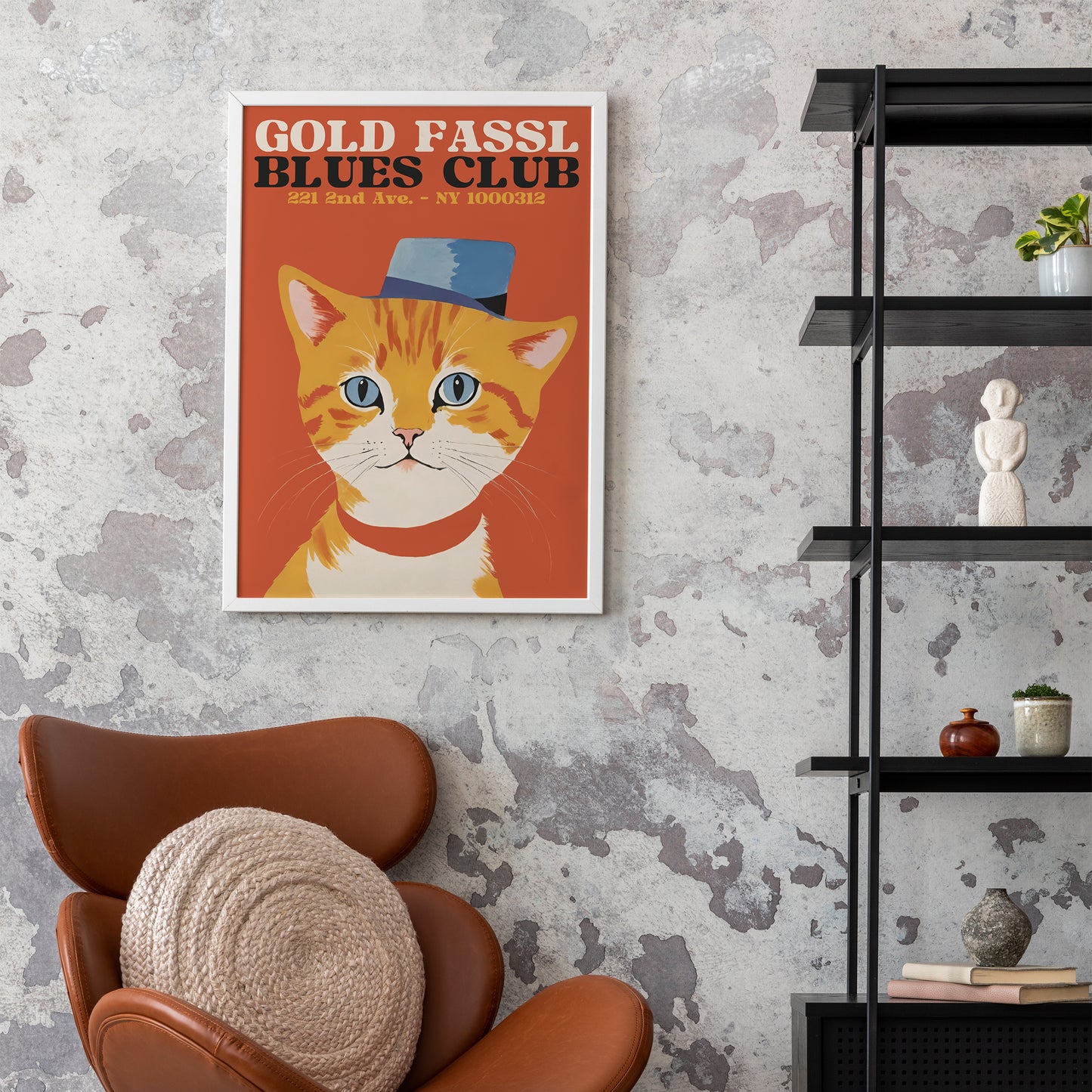 Gold Fassl Blues Club Poster