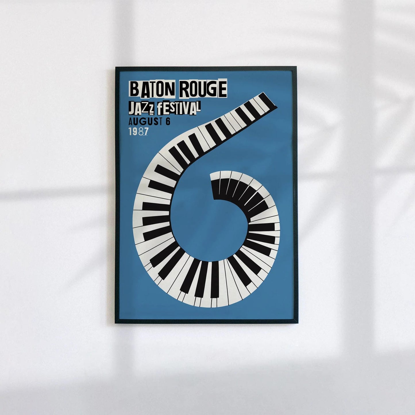 Baton Rouge Jazz Festival 1987 Poster