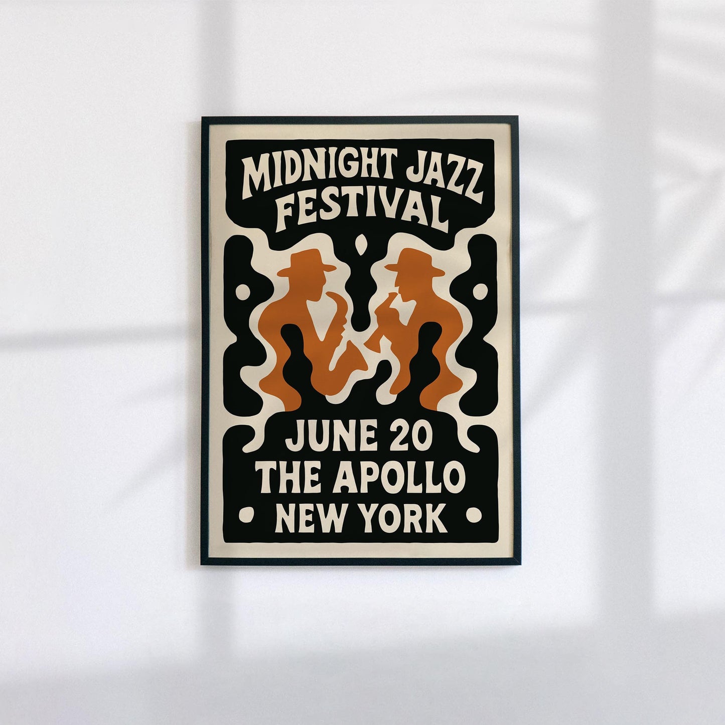 Midnight Jazz Festival Poster Print