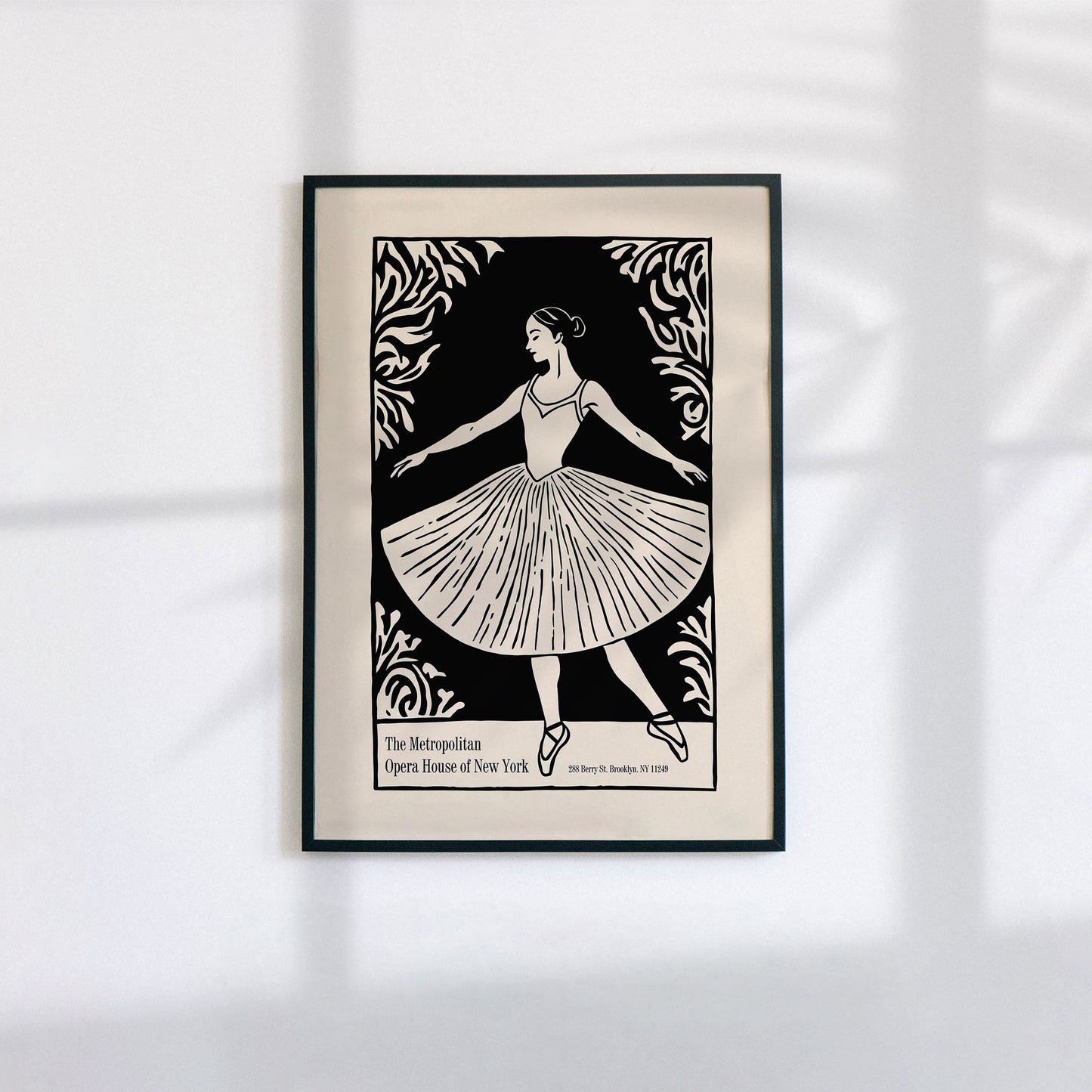 NYC Ballet Vintage Poster