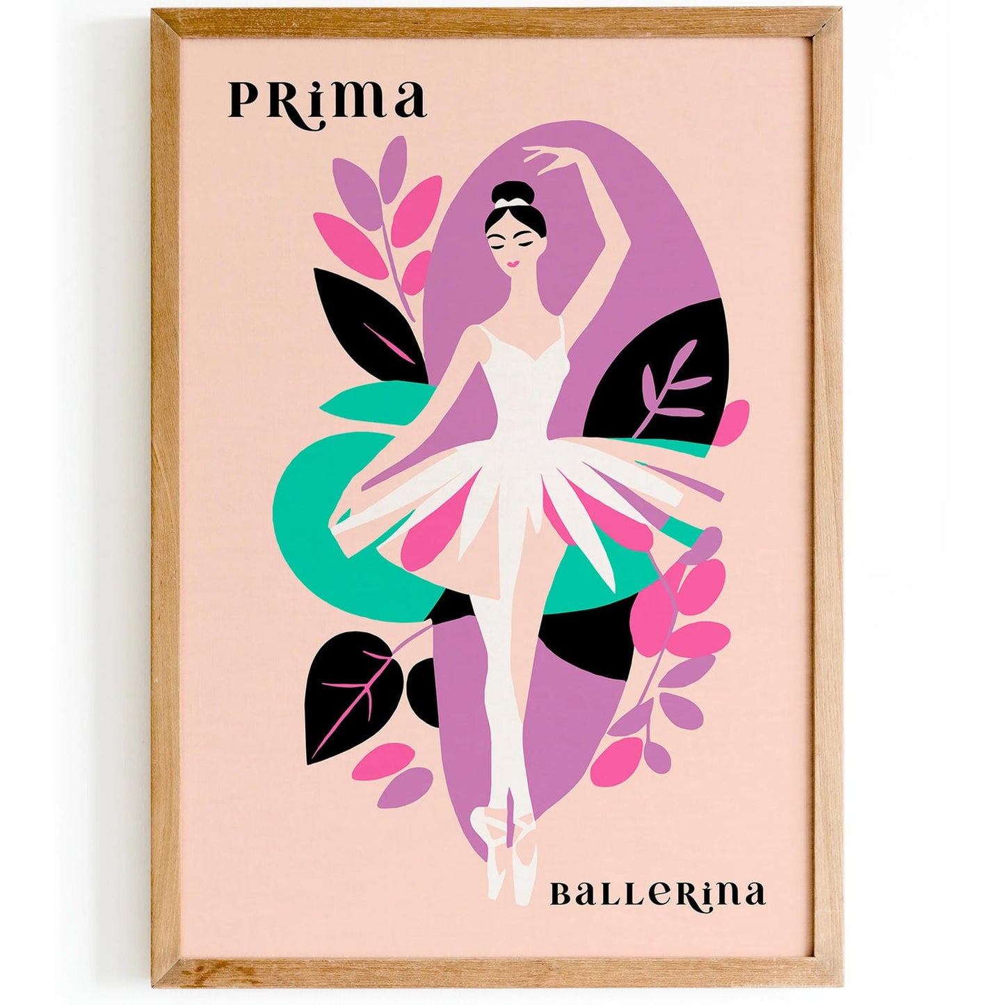 Prima Ballerina Nursery Art Print