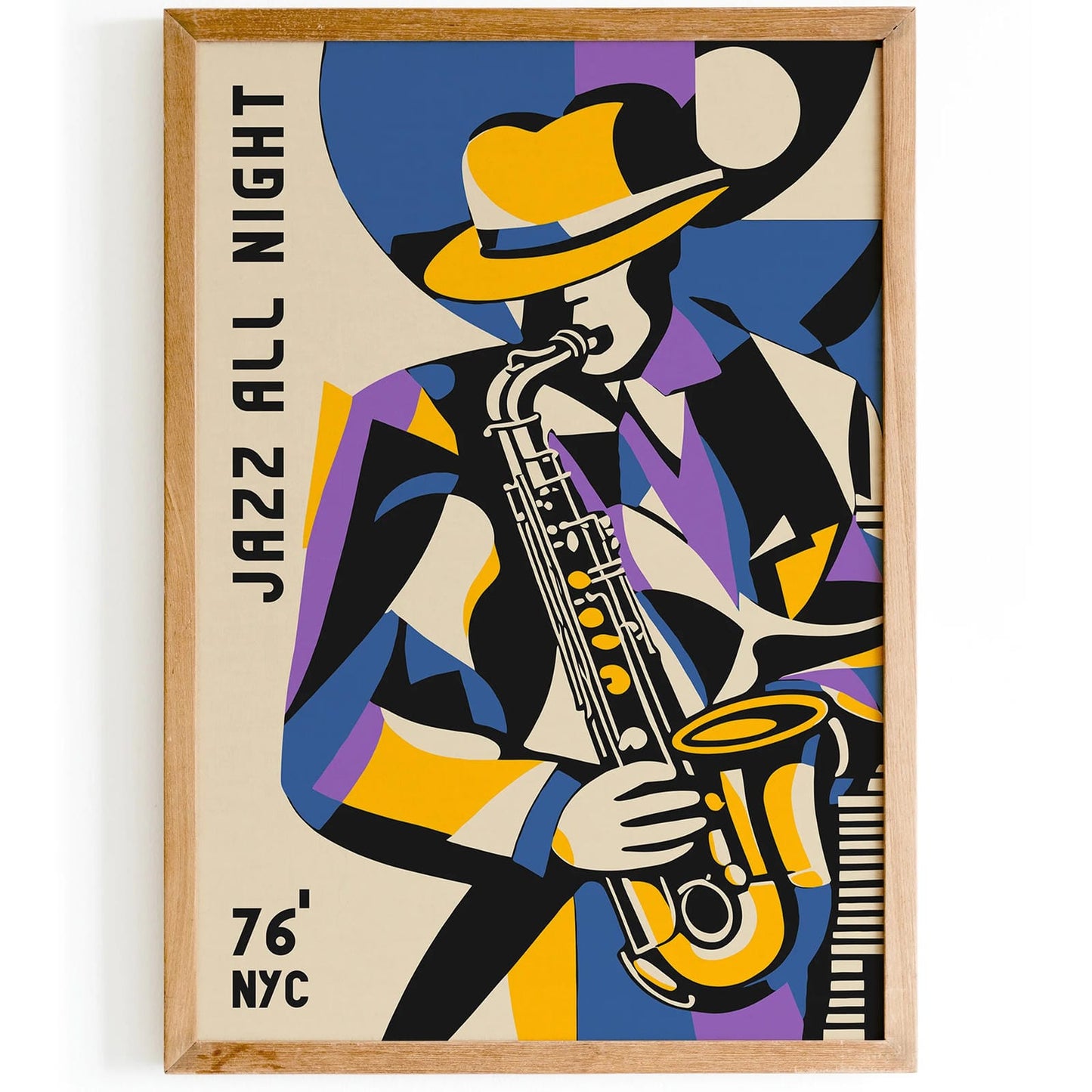 Jazz All Night Music Poster