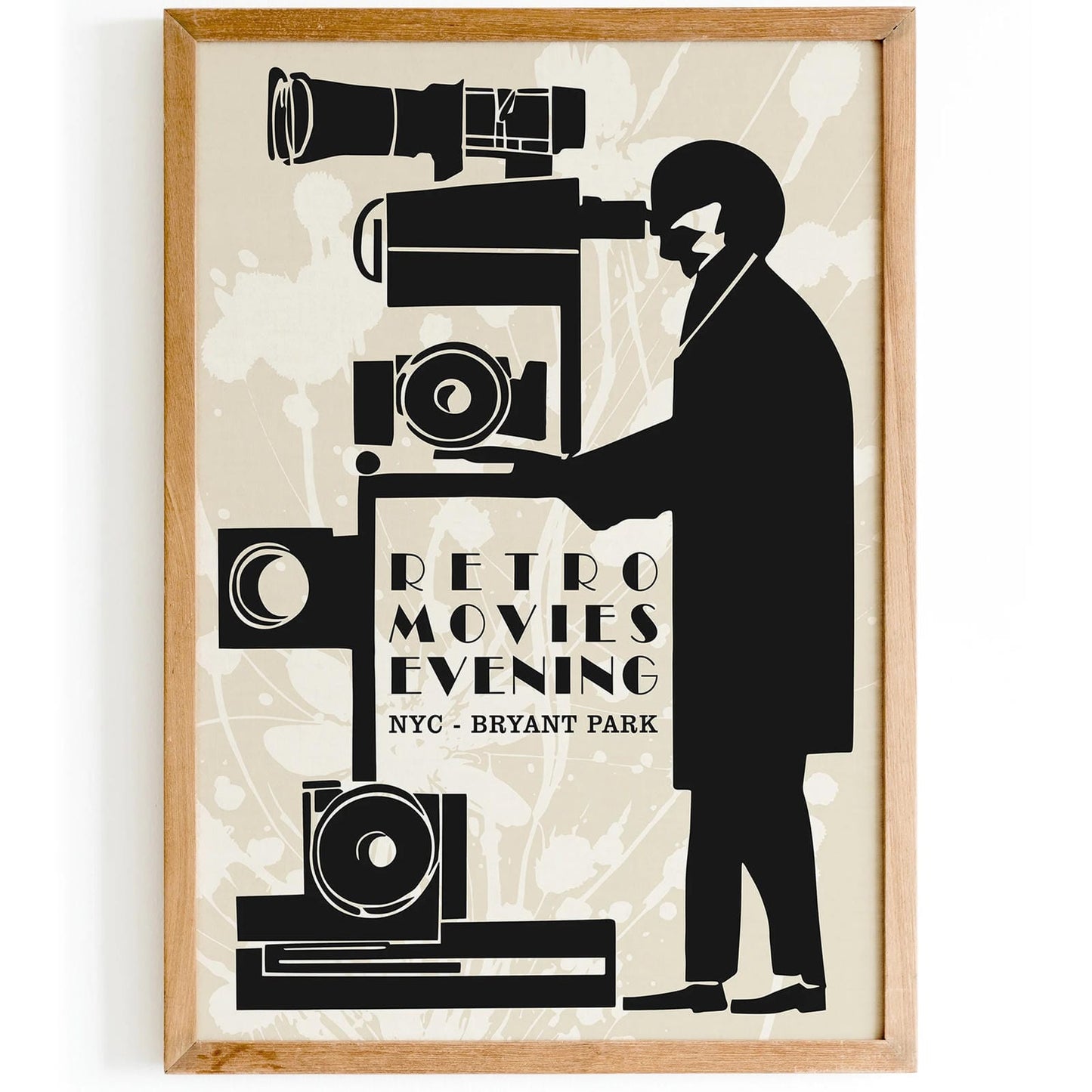 Retro Movies Evening NYC Poster