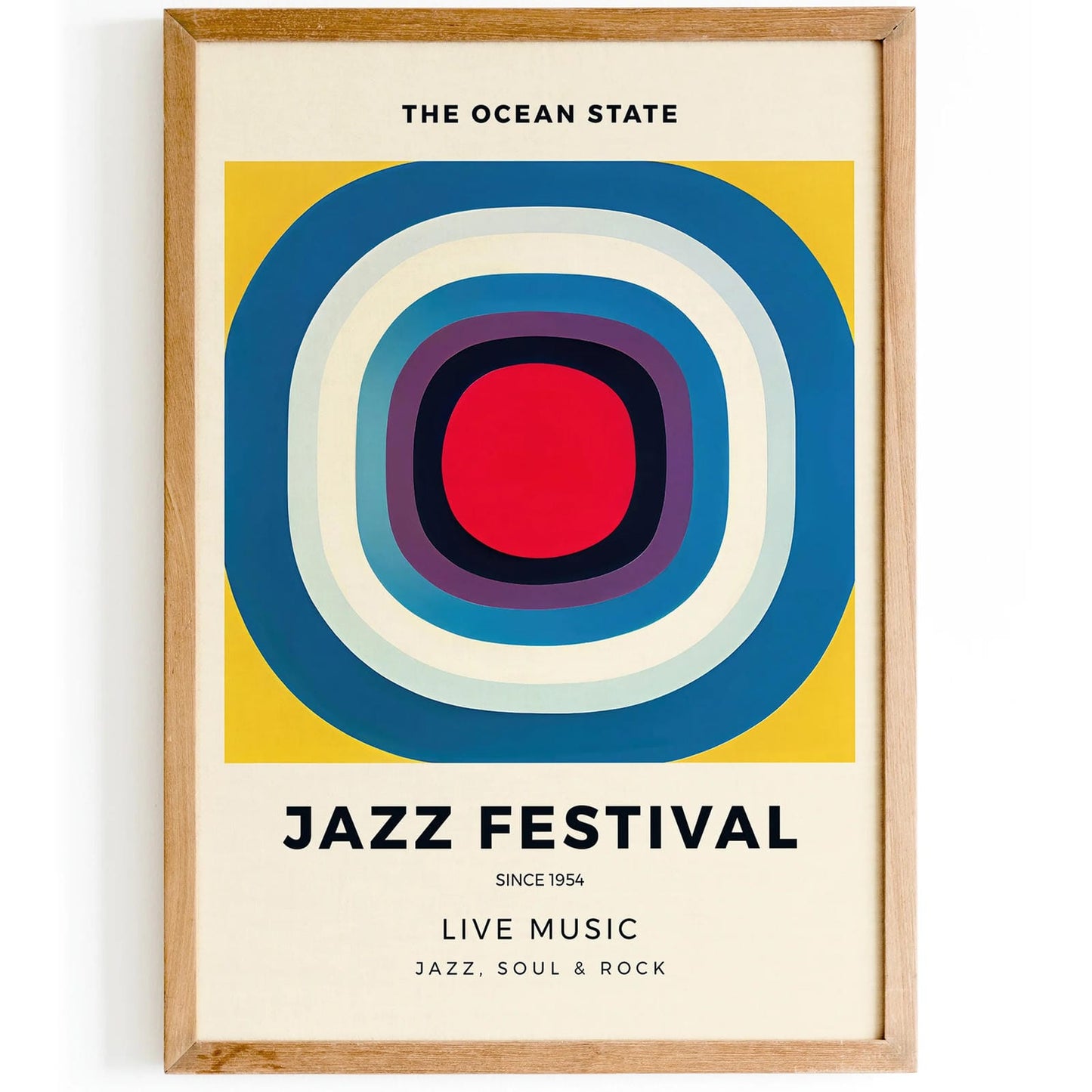Jazz Festival Ocean State Poster