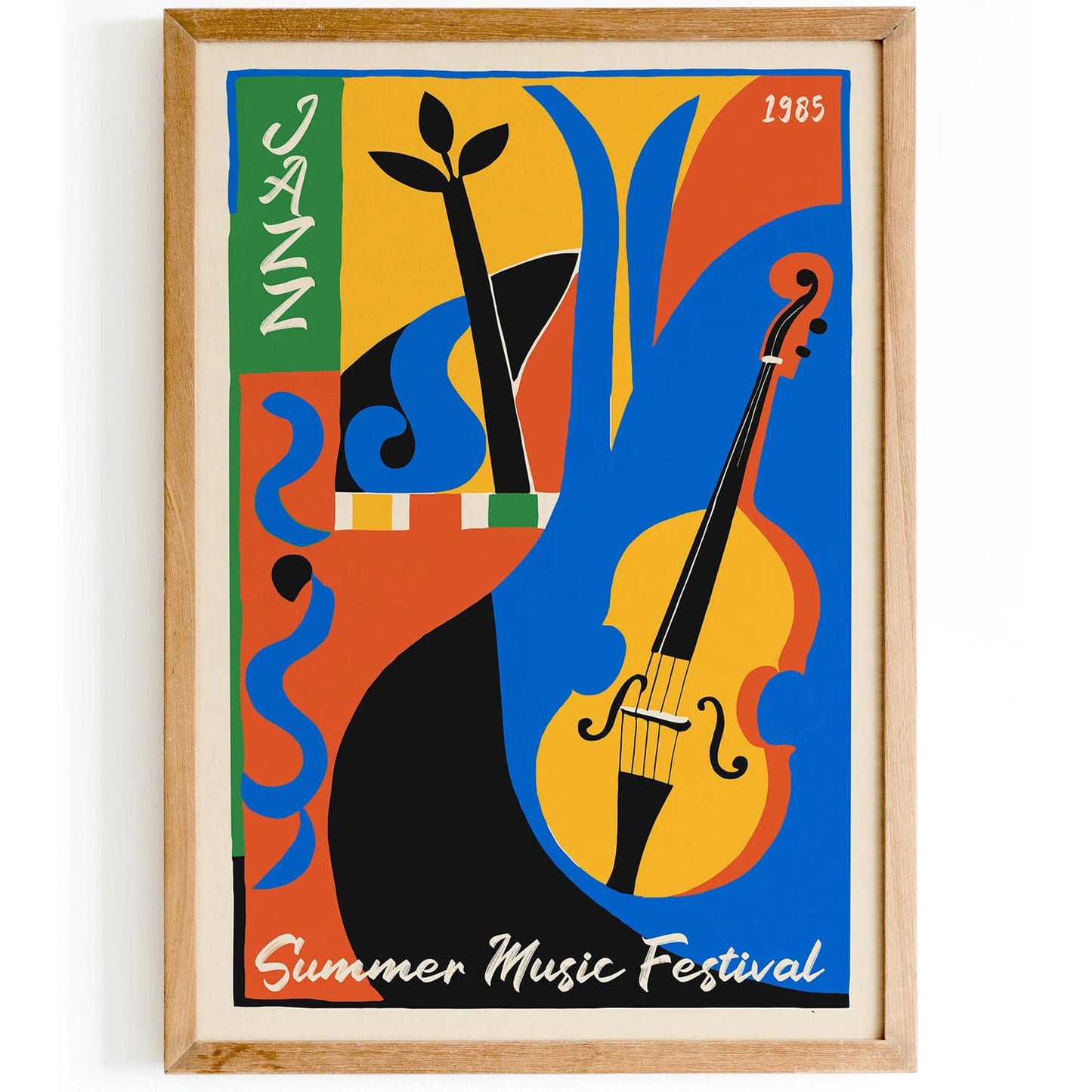 Summer Jazz Music Festival Poster