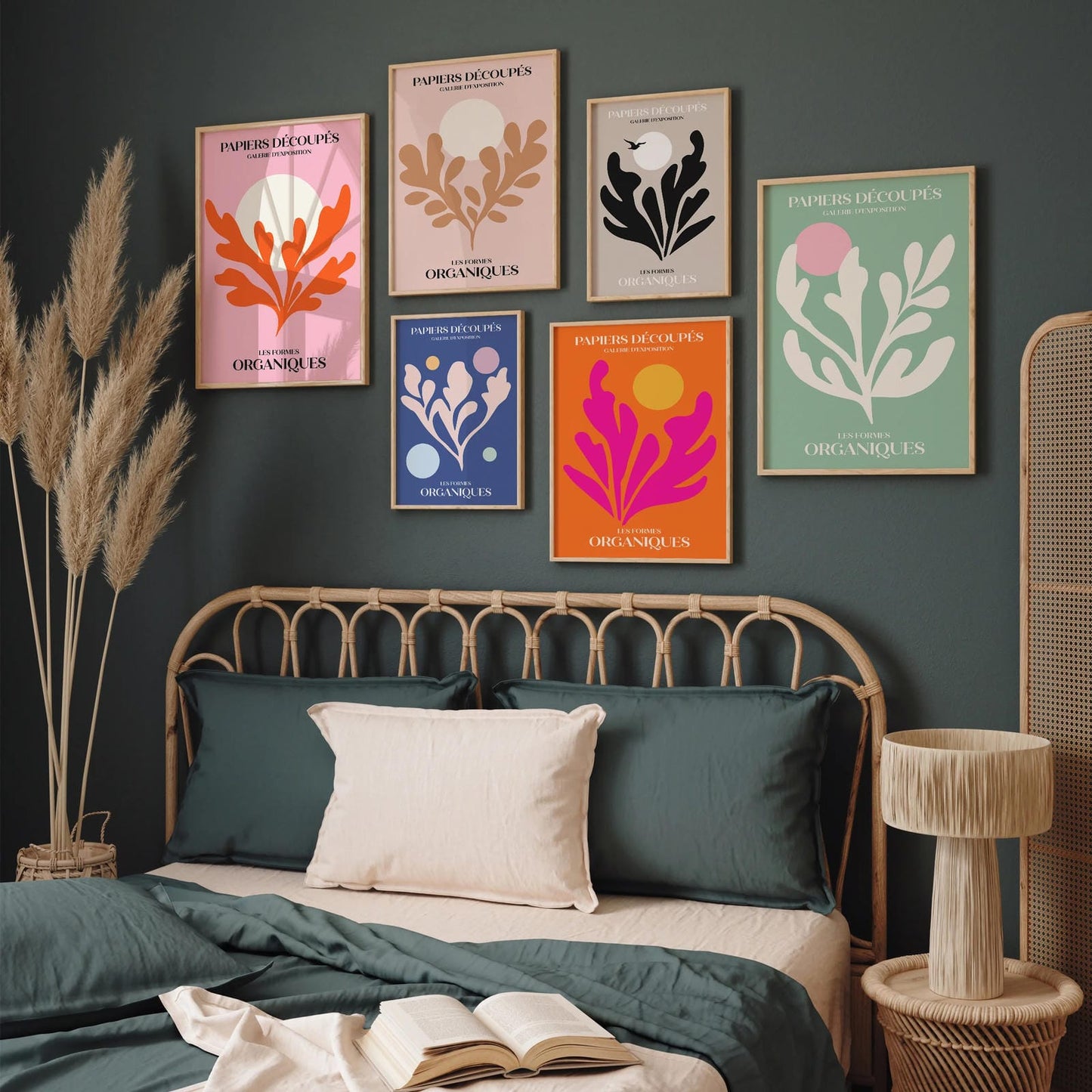 Papiers Decoupes, Les Formes Organiques Wall Art