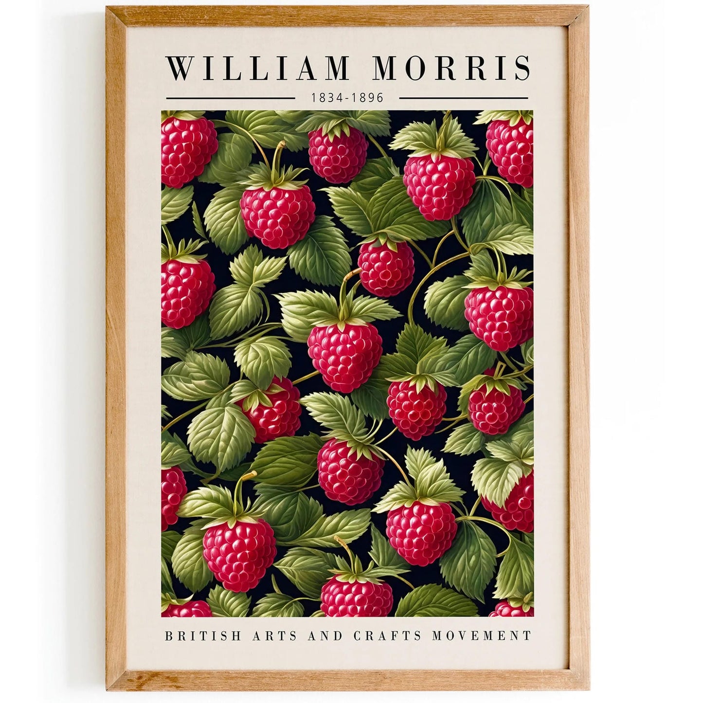 Kitchen Art Print Raspberry Poster