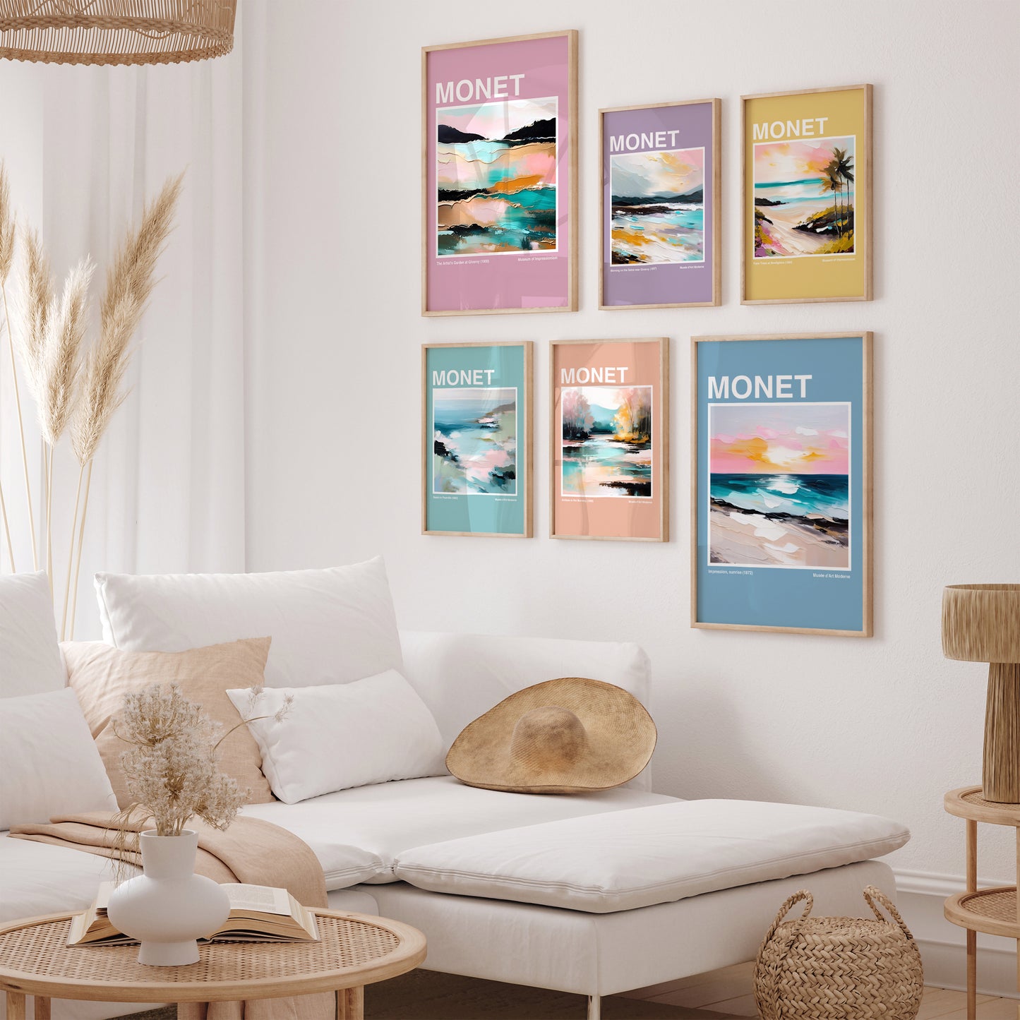 Monet Impression, sunrise Poster