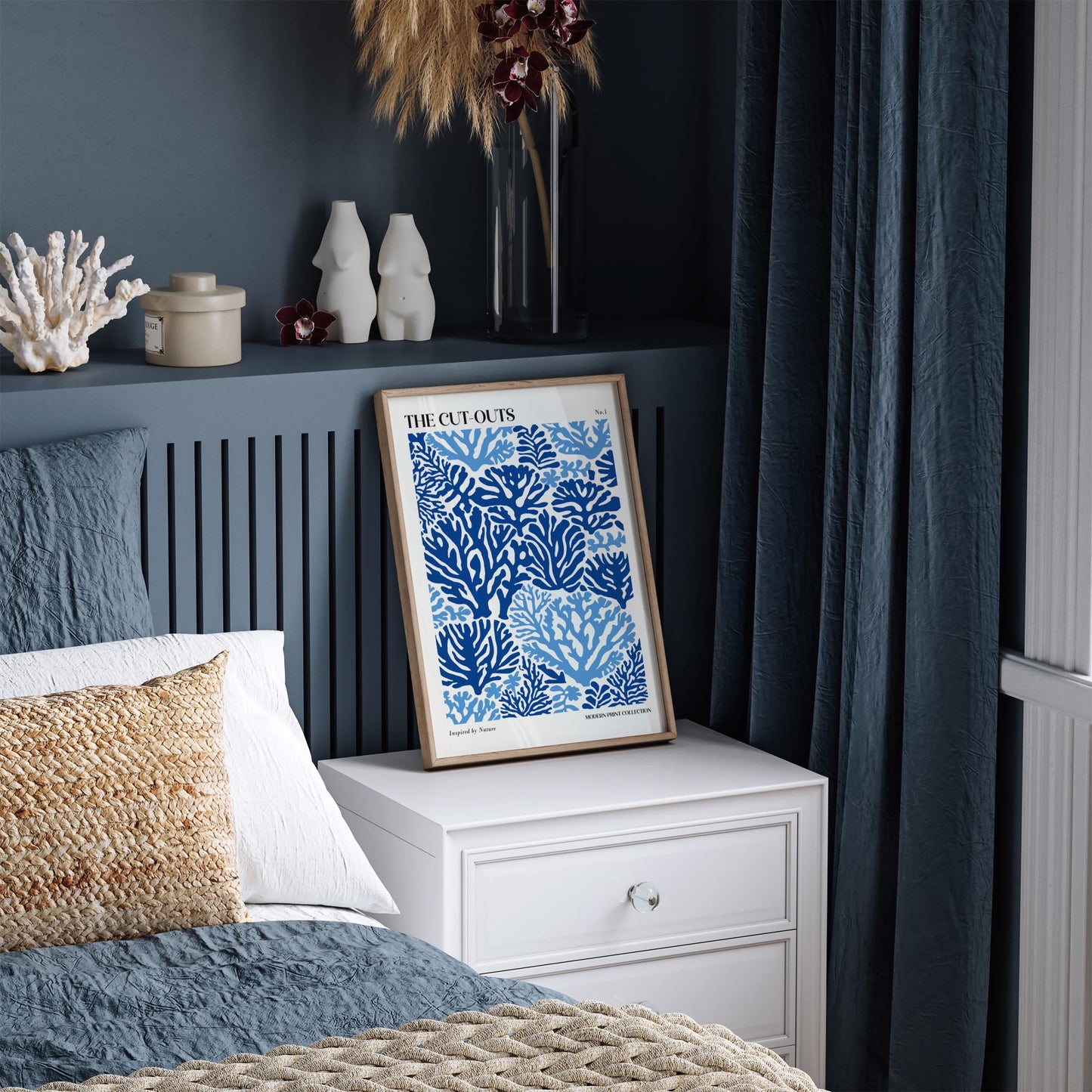 Blue Coral Reef Poster