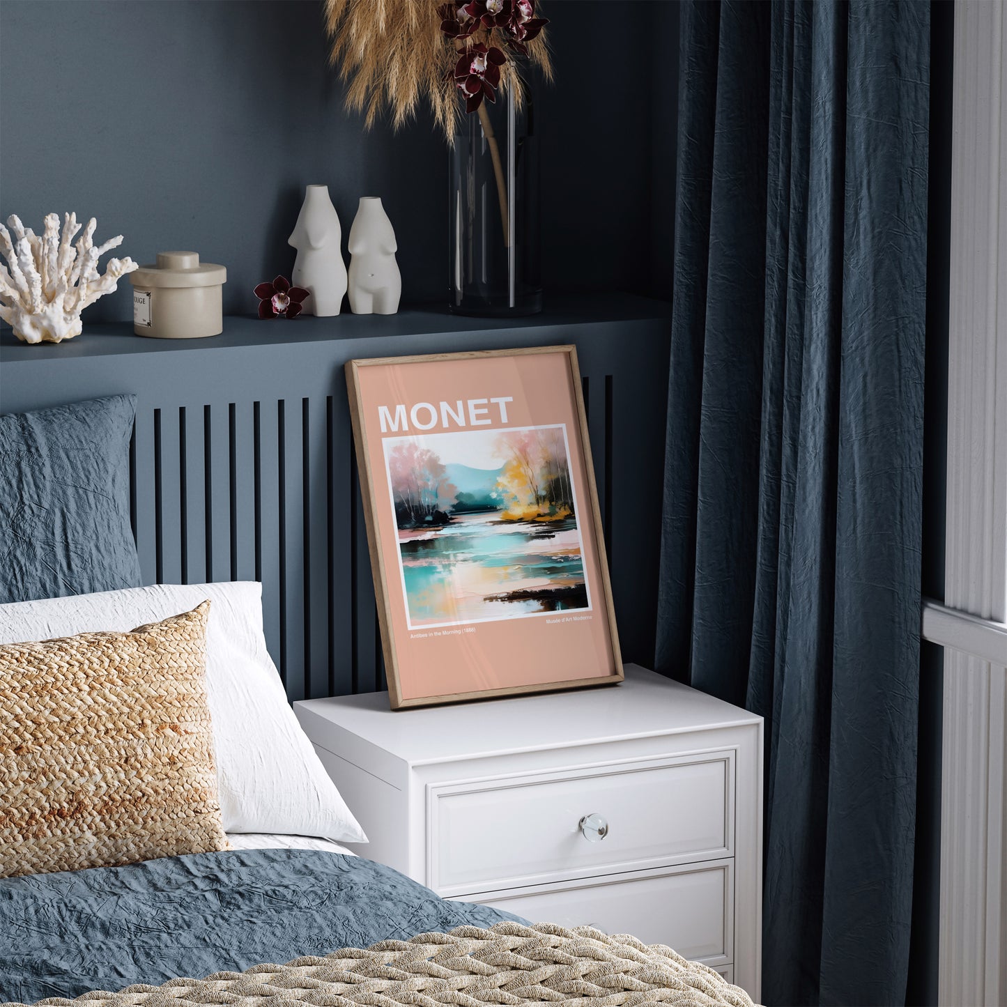 Monet Antibes in the Morning Poster