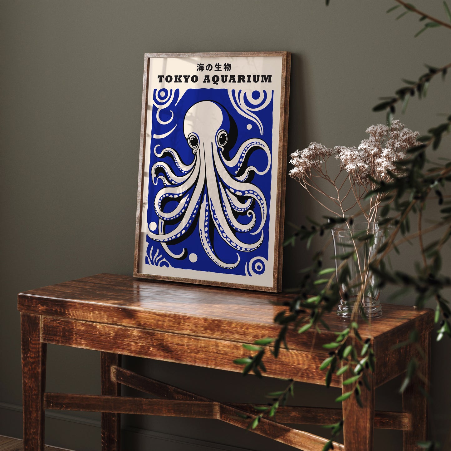 Tokyo Aquarium Octopus Art Print 2025