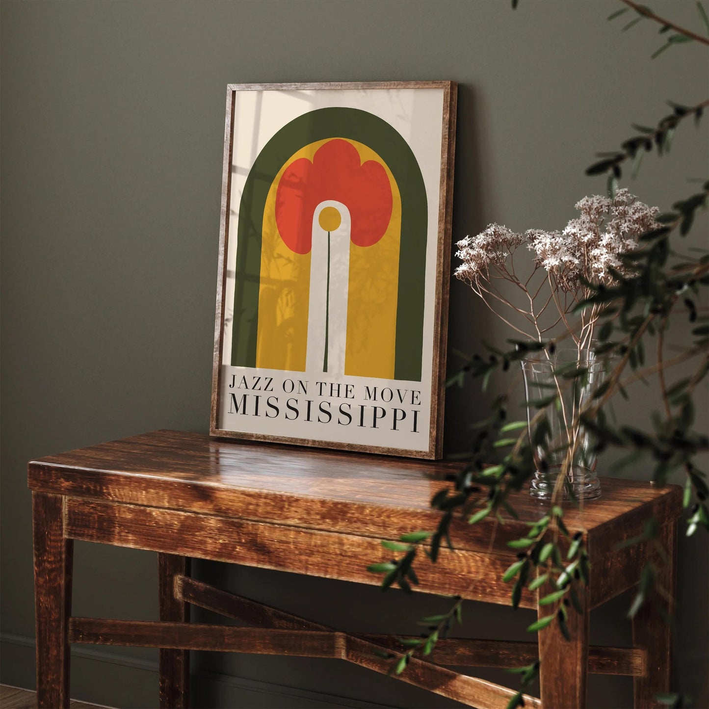 Mississippi Jazz Music Festival Poster