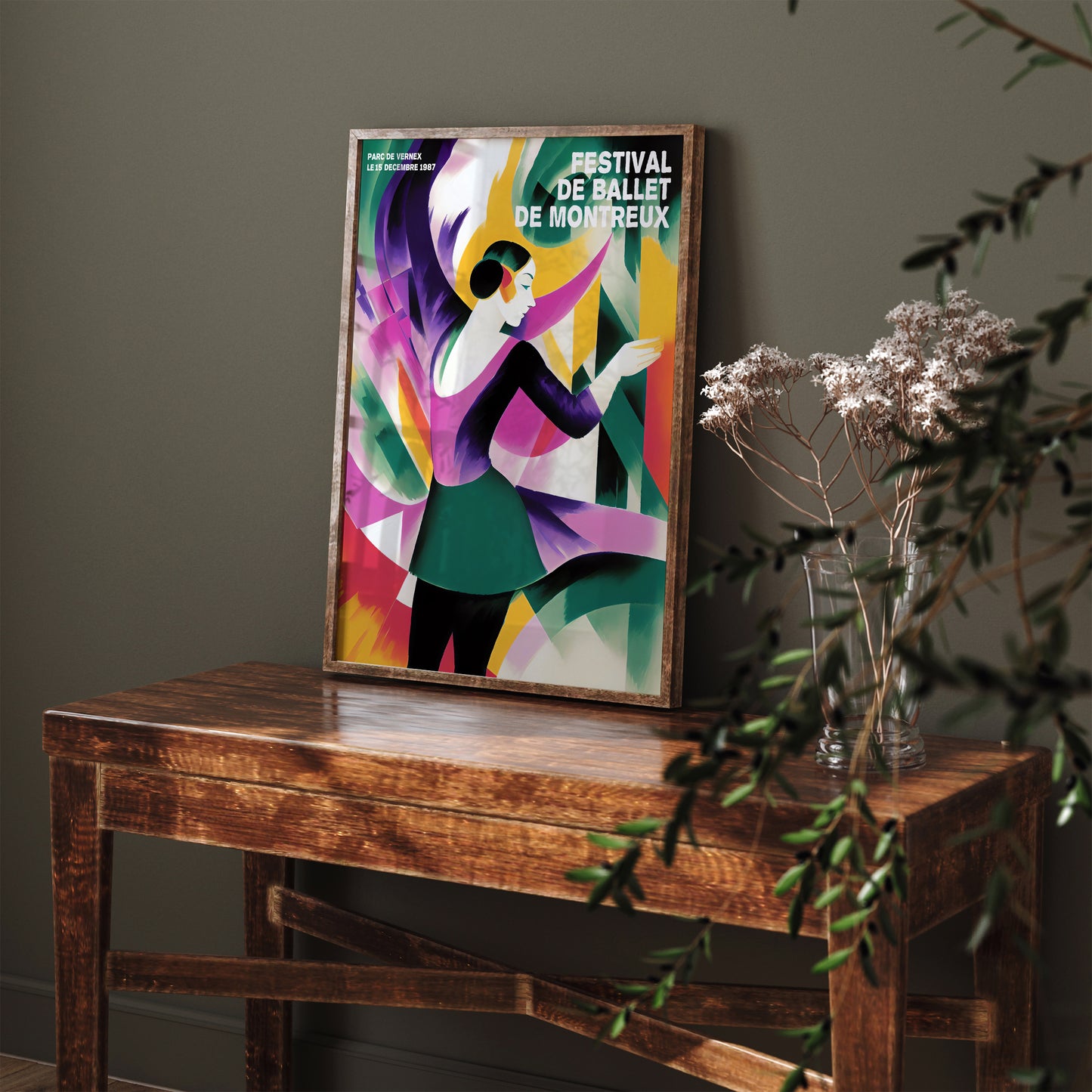 Festival De Ballet French Ballerina Poster