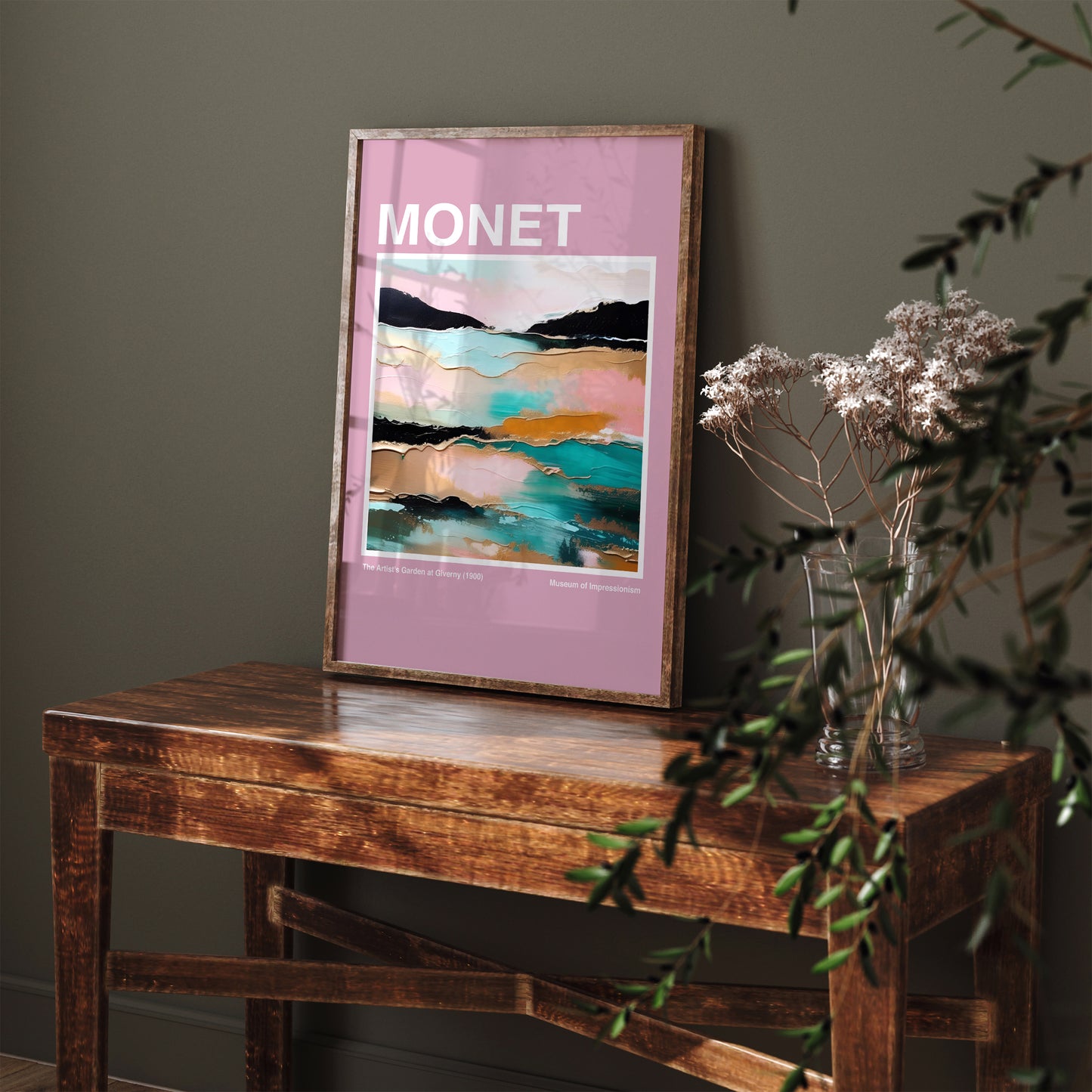 Monet Artists Garden Poster