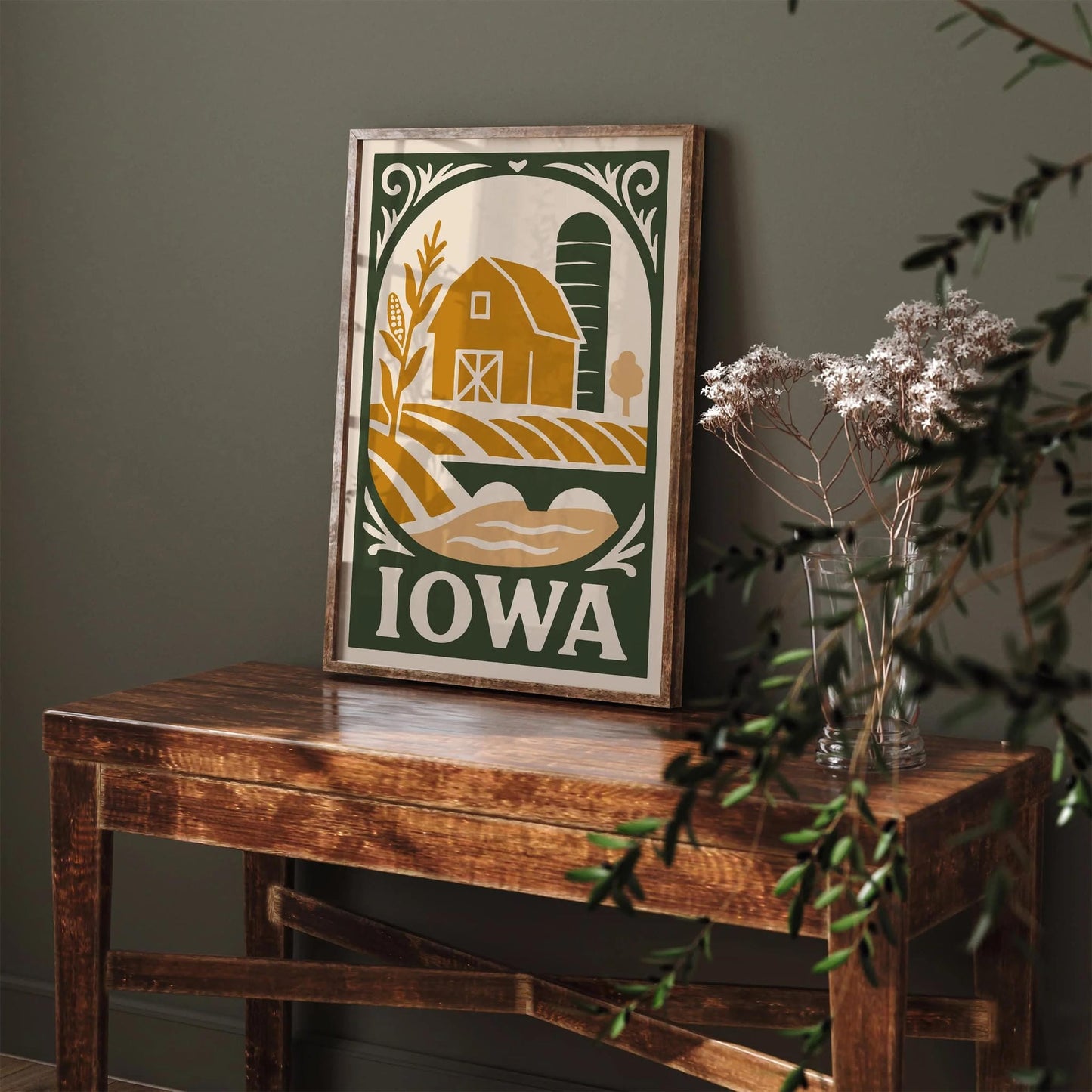 Iowa Travel Poster