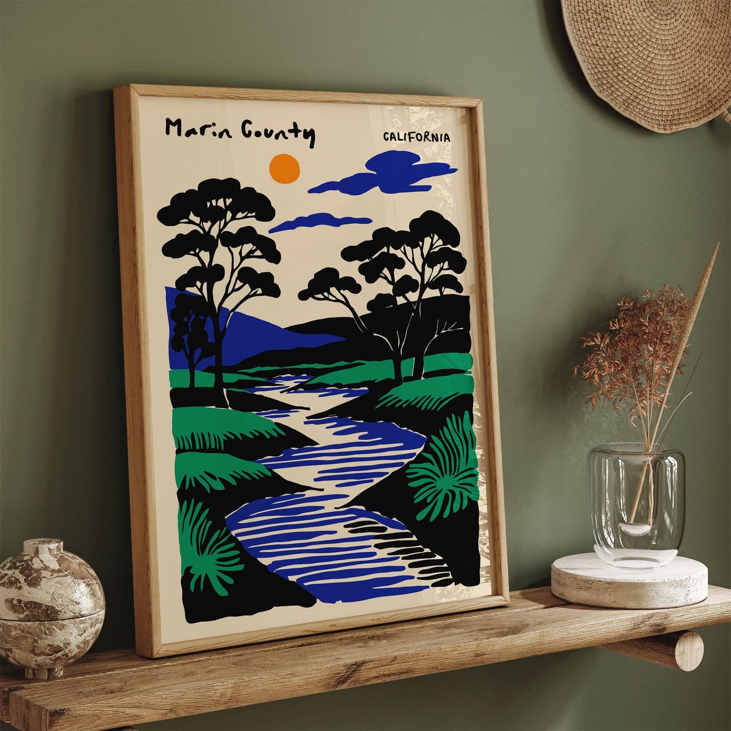 Marin County California Poster