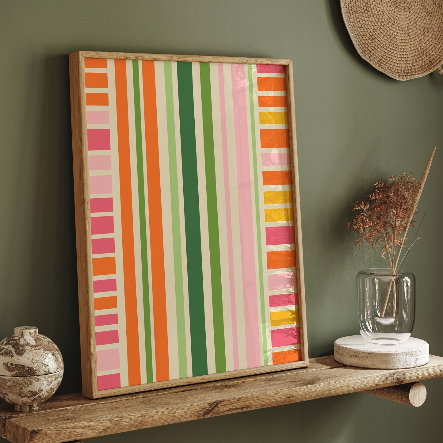 Cute Colors Abstract Art Print 2025