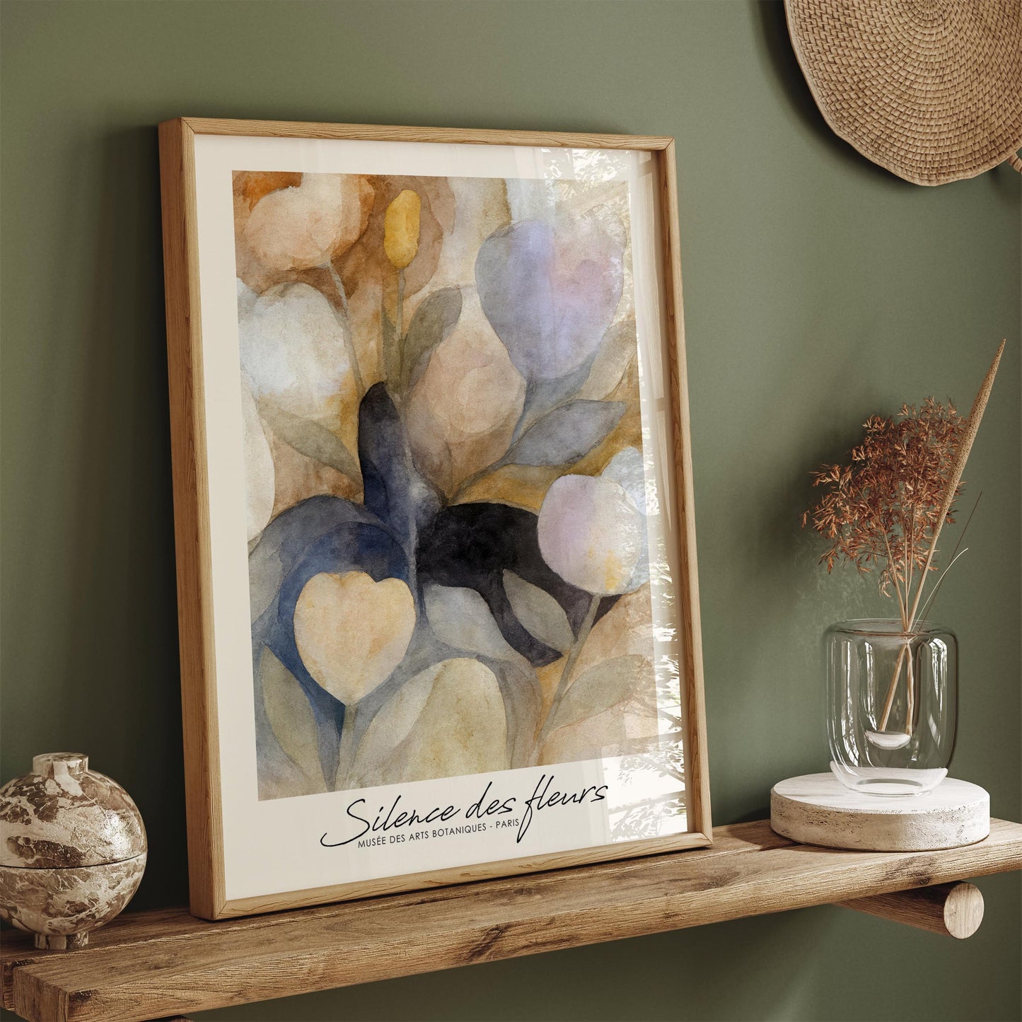 Artistic Botanical Painting Style Print 2026