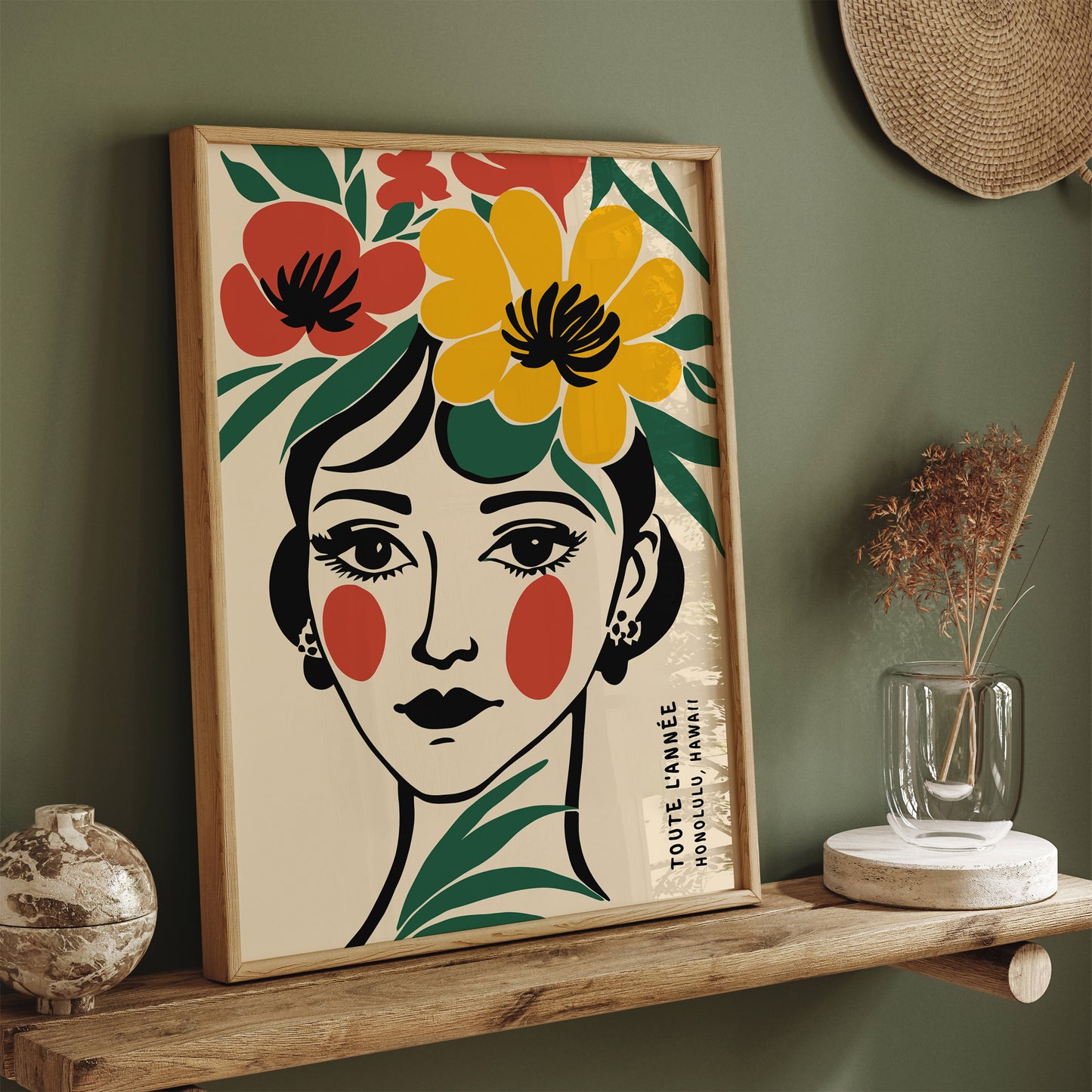 Hawaiian Beauty Poster