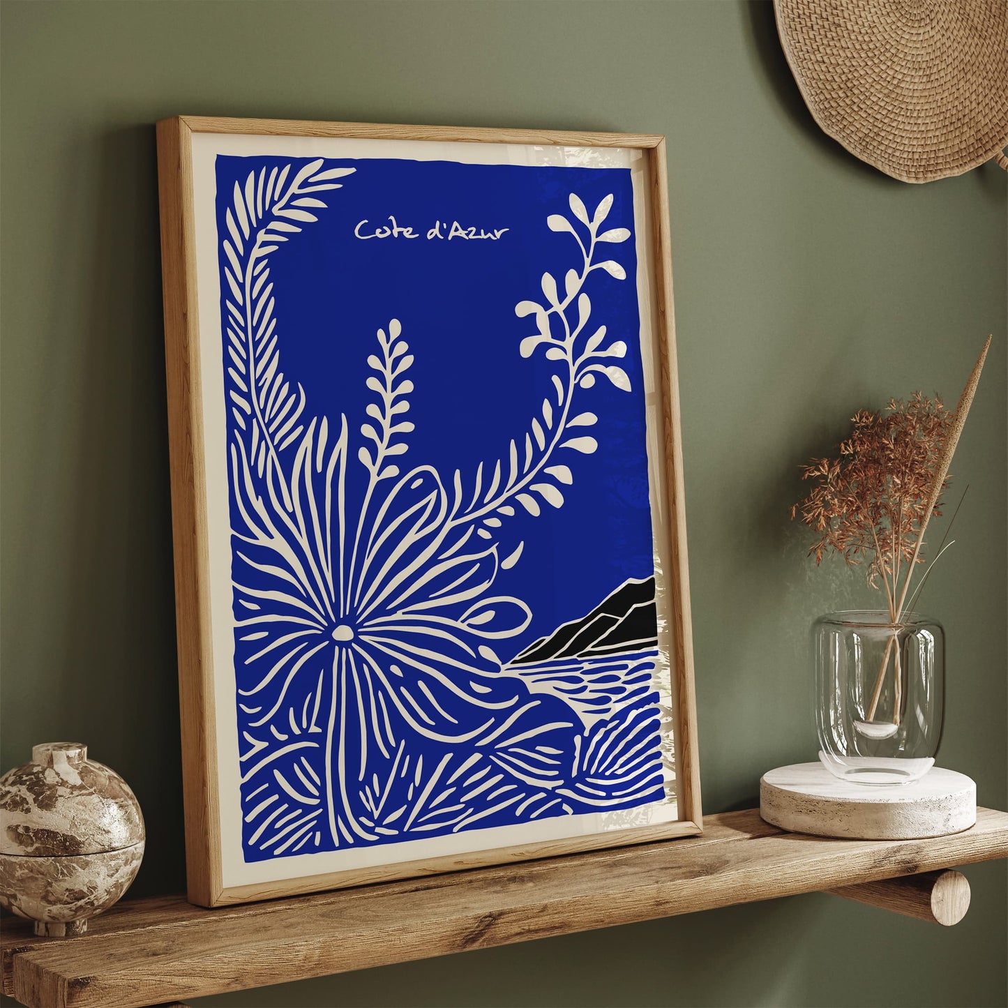 Cote d Azur Travel Art Print