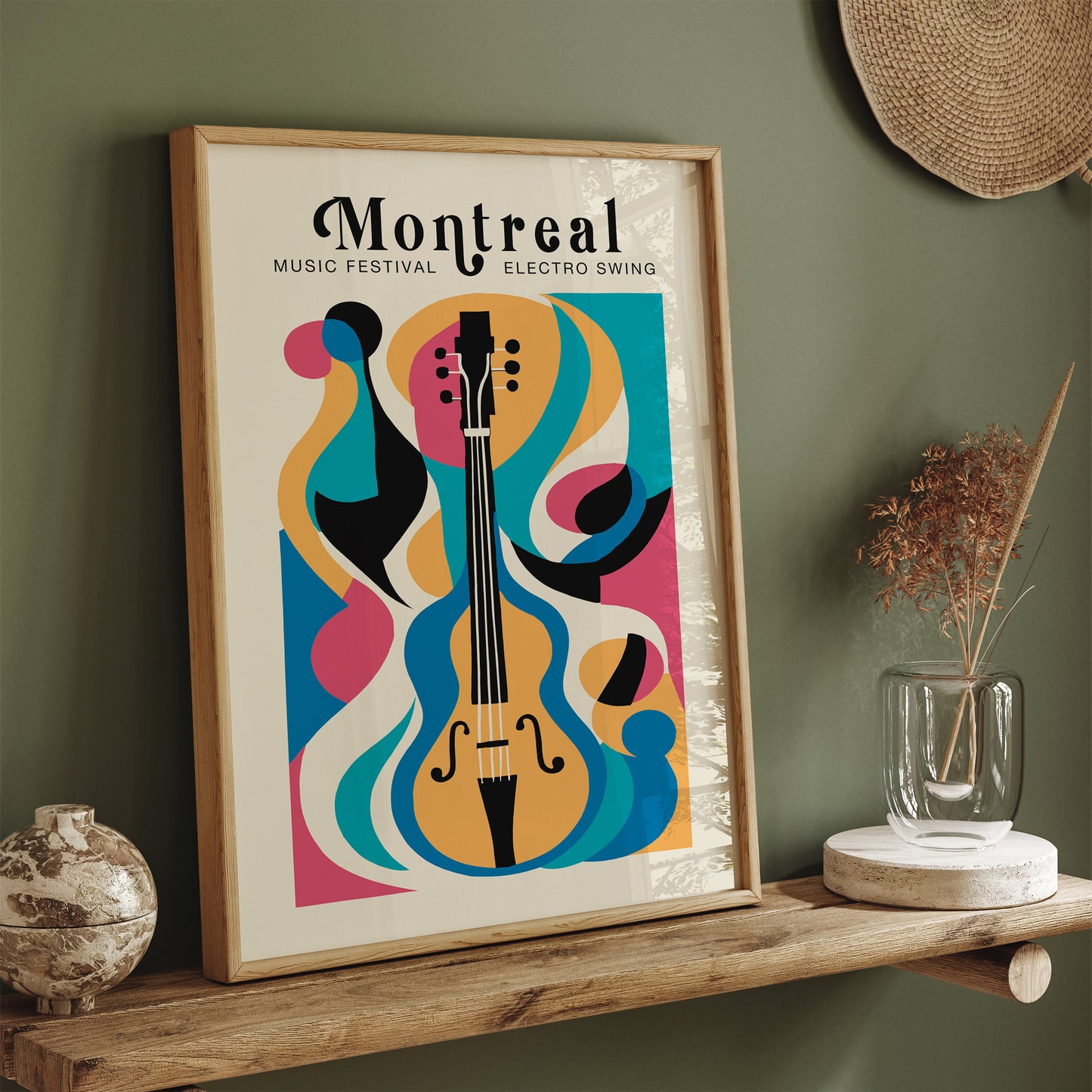 Electro Swing Music Poster