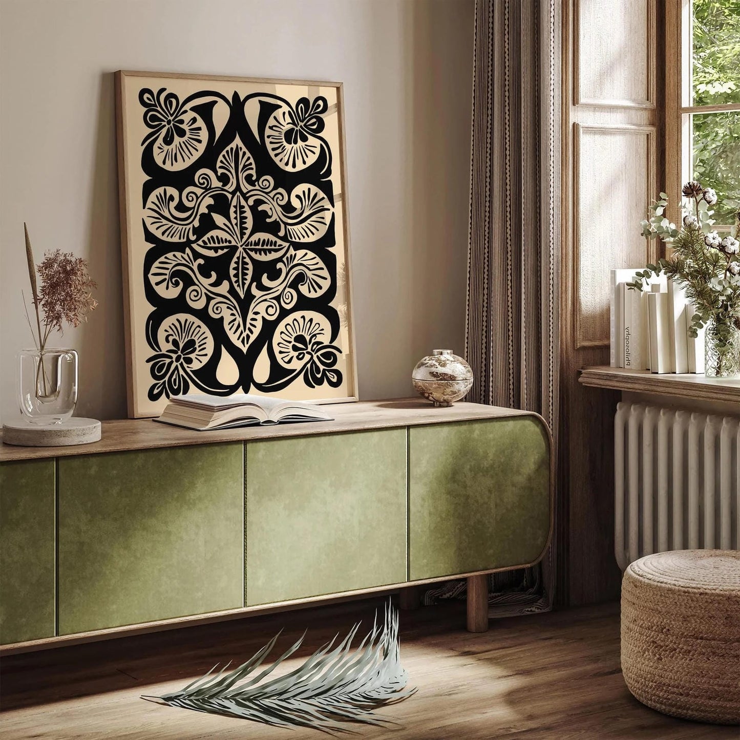 Rustic Nature Floral Art Print