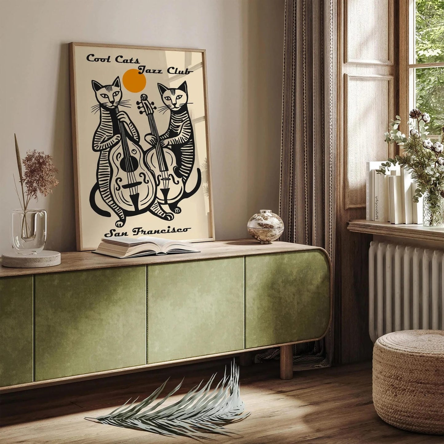 Cool Cats Jazz Club Art Print