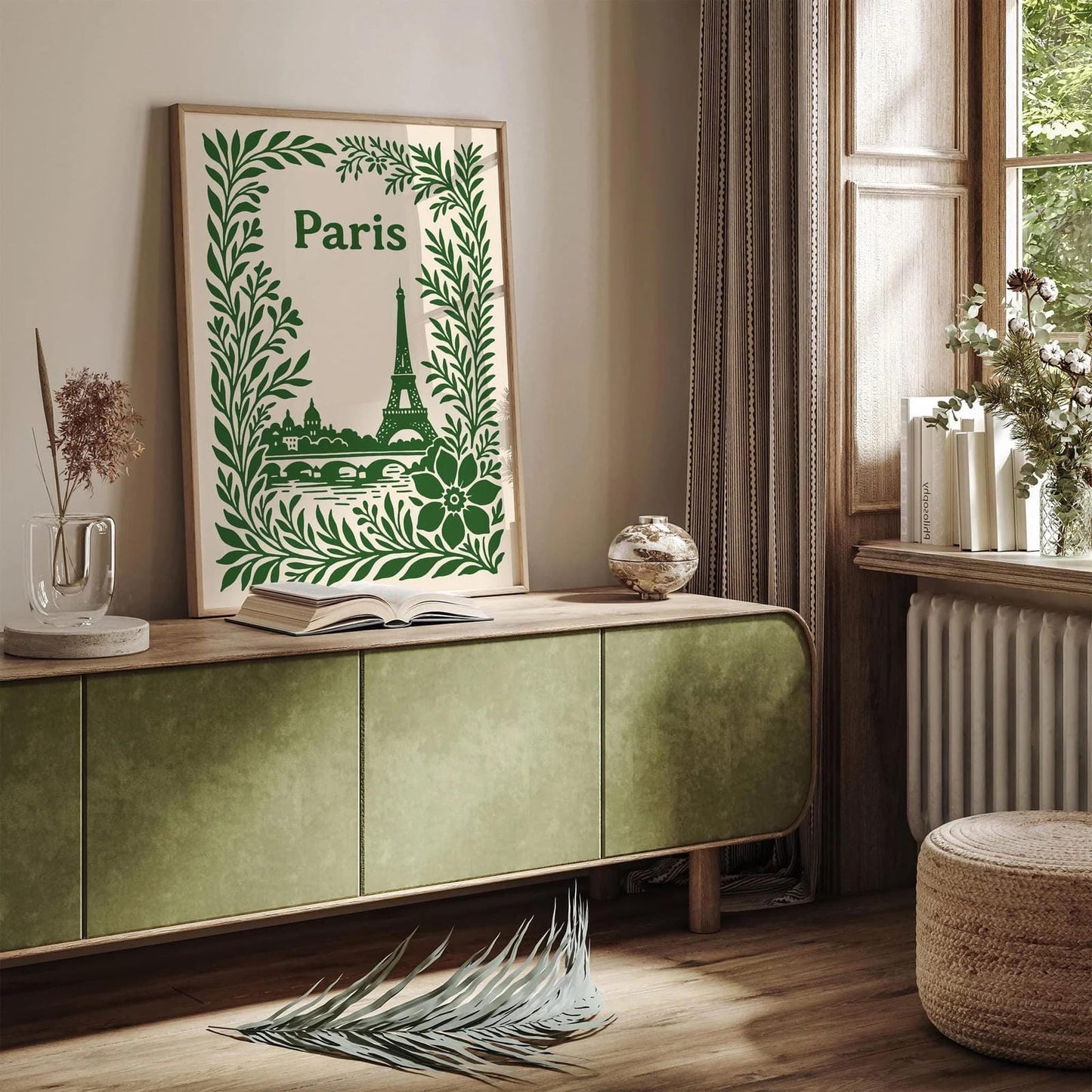 Paris Eiffel Tower Poster - Travel Art Print