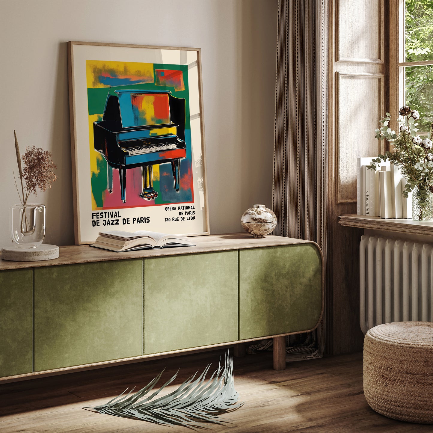 Vintage Paris Jazz Festival Poster