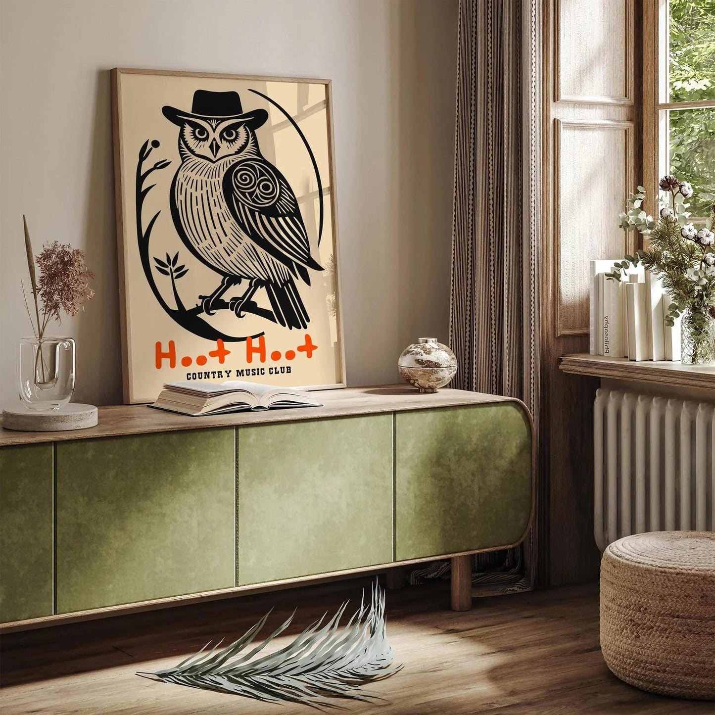 Hoot Hoot Country Music Club Poster