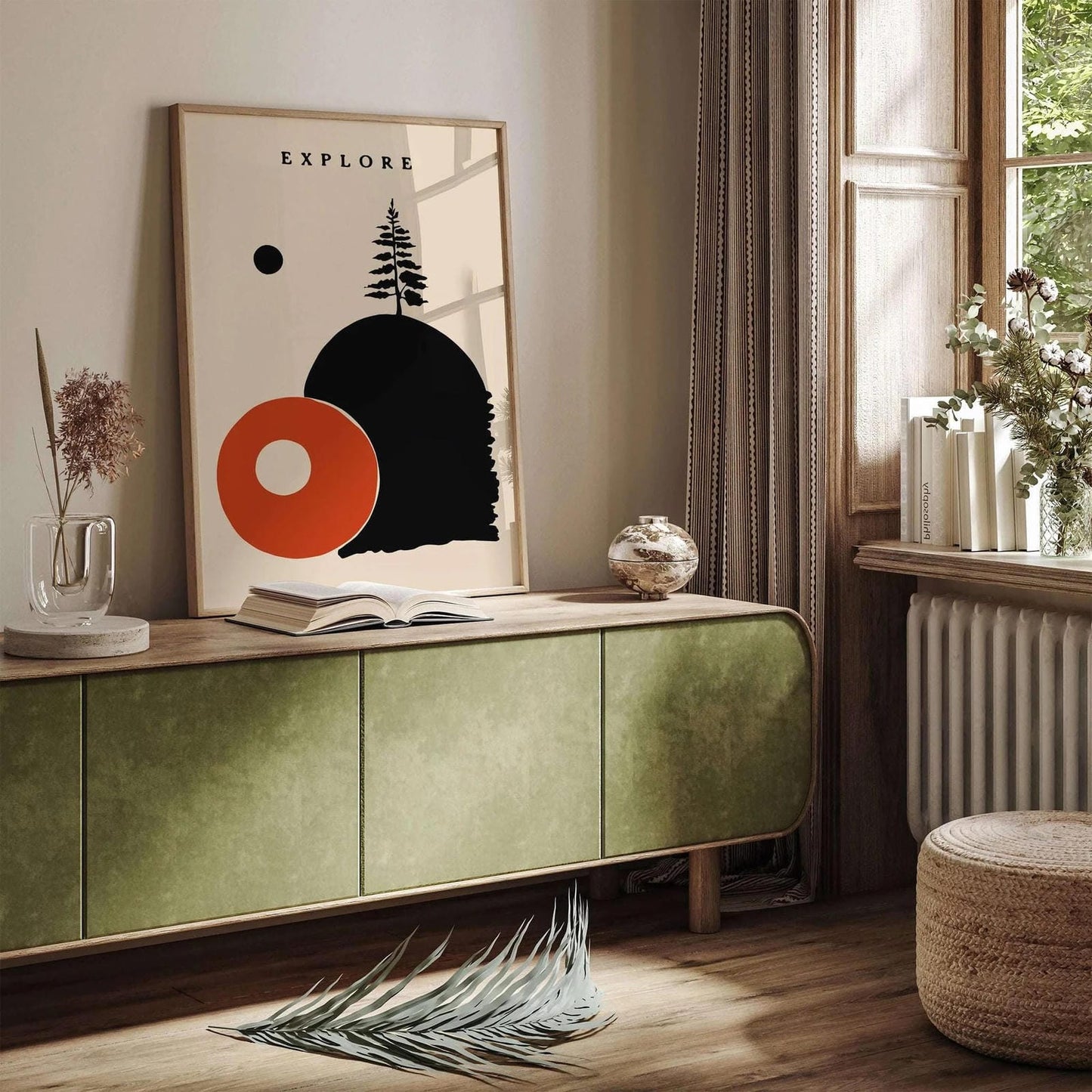 Explore Modern Minimalist Travel Poster