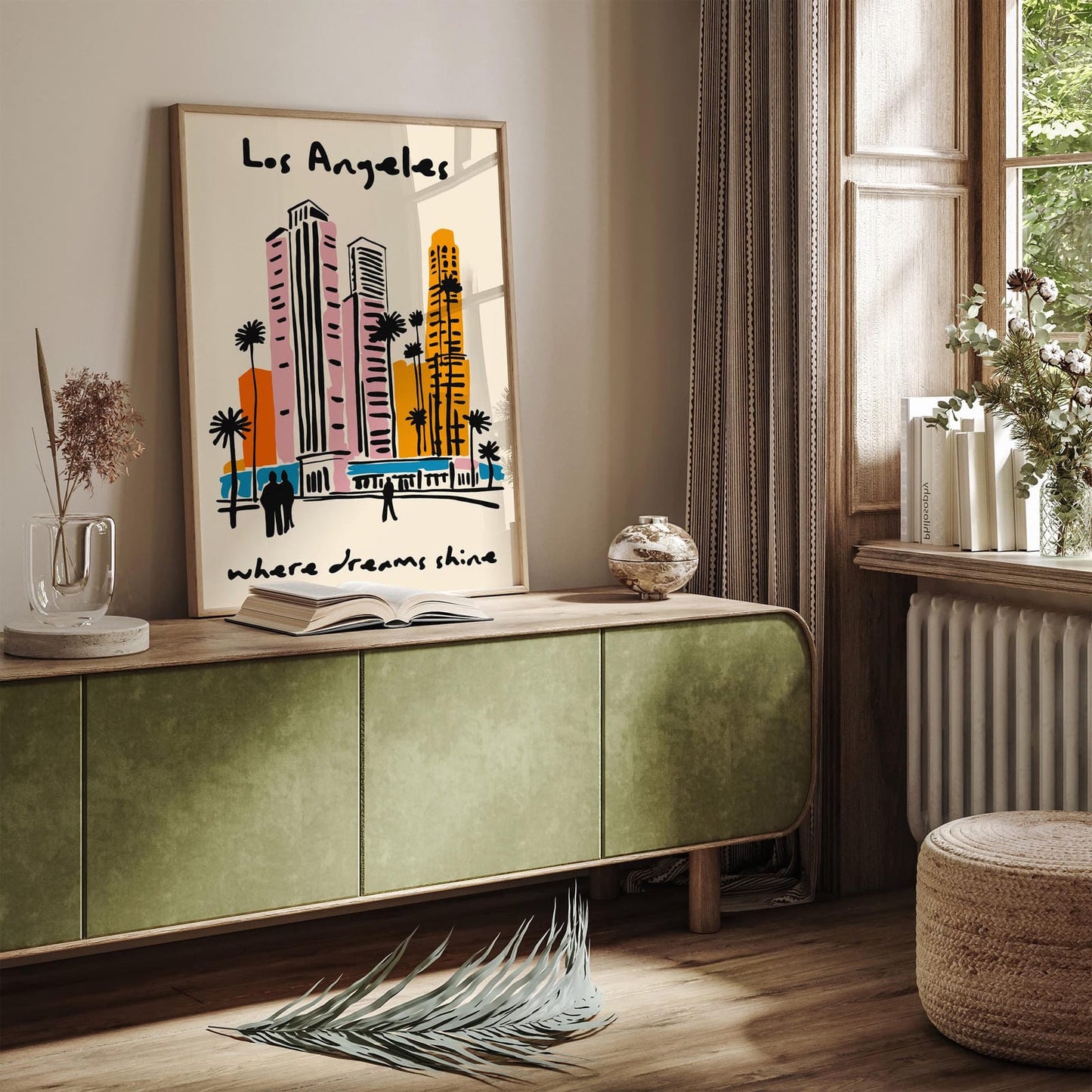 Los Angeles Where Dreams Shine Poster