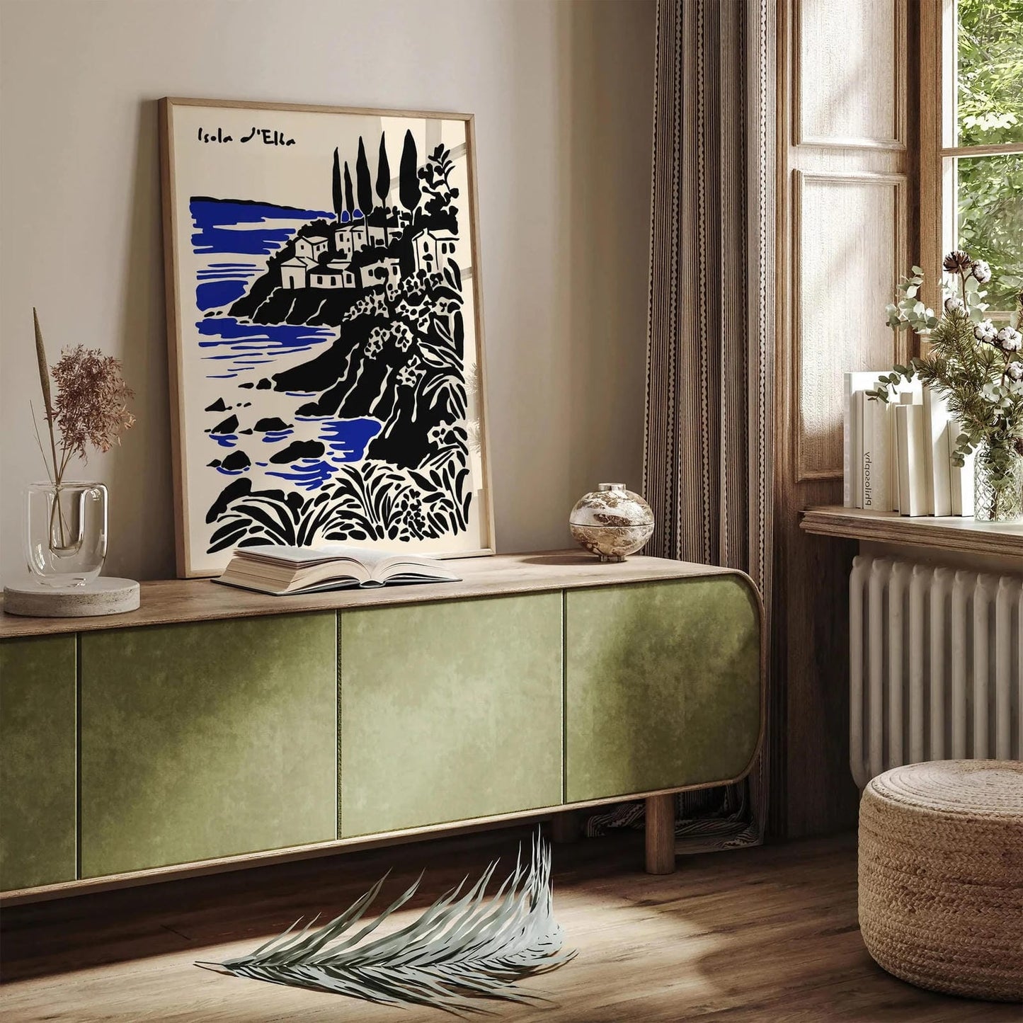 Isola d’Elba Italy Landscape Poster, Travel Wall Art Print