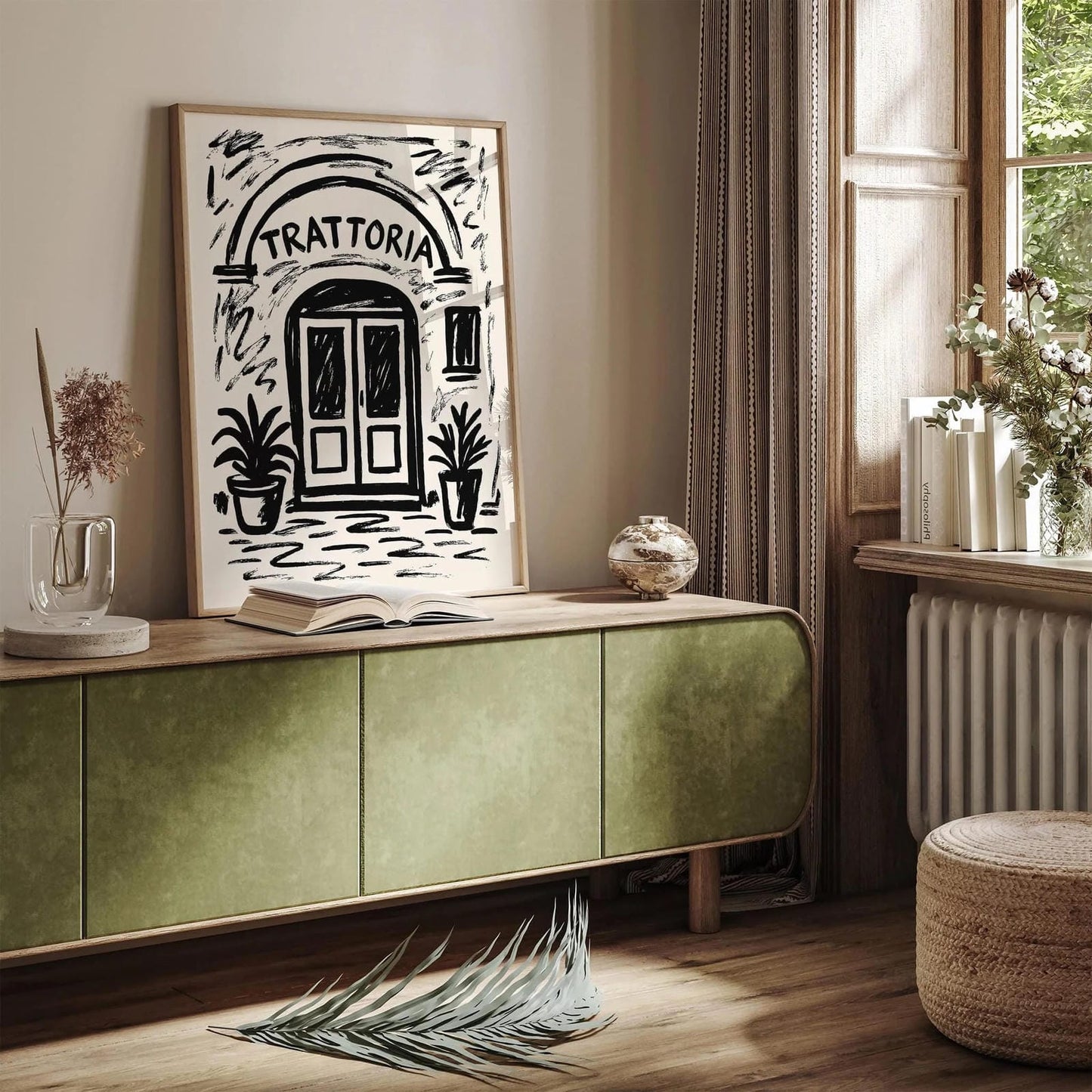 Trattoria Italian Restaurant Art Print