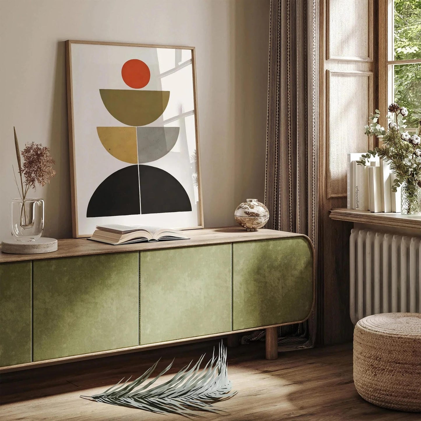 Modern Geometric Art Print - Aesthetic Design