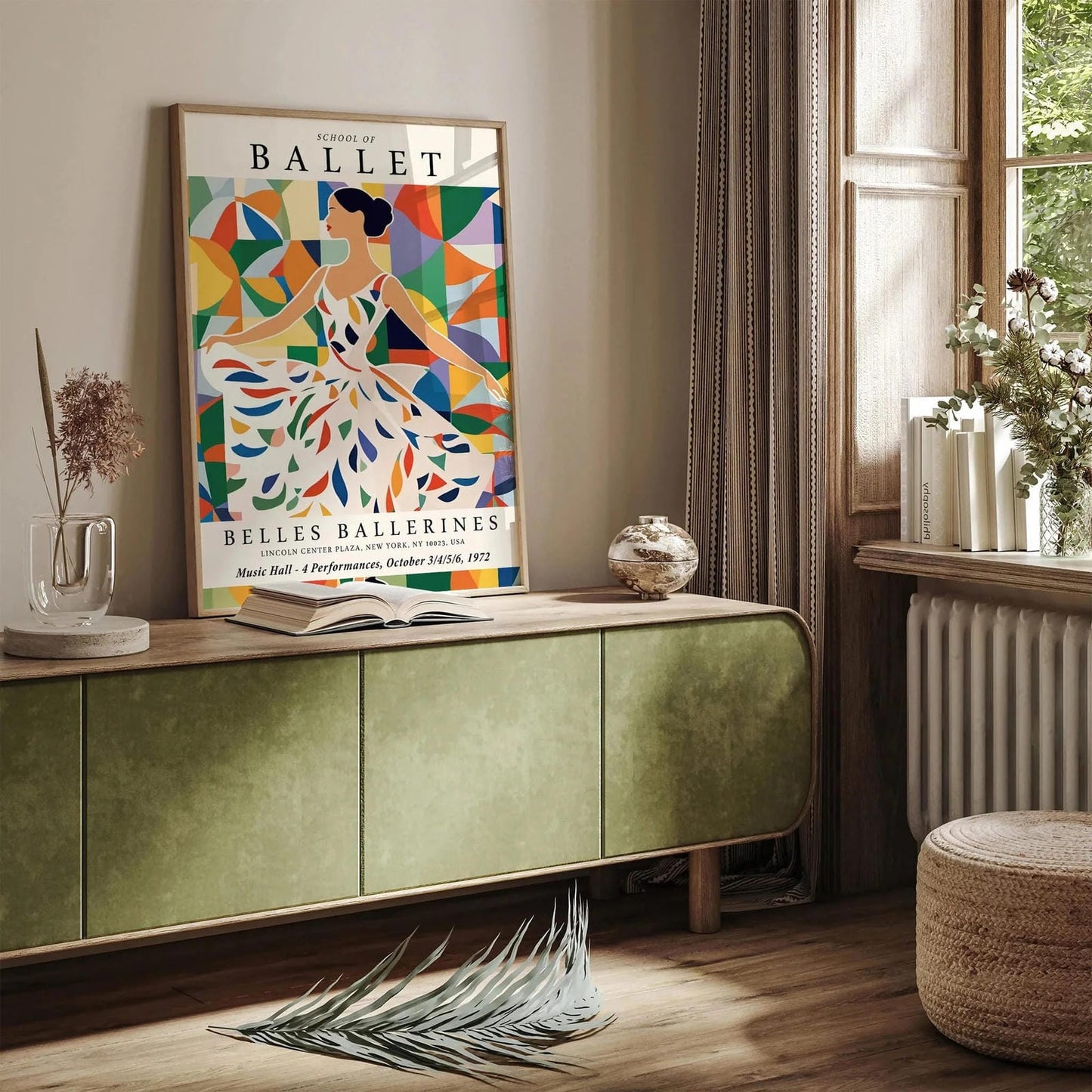 School of Ballet Poster Kids Room Decor